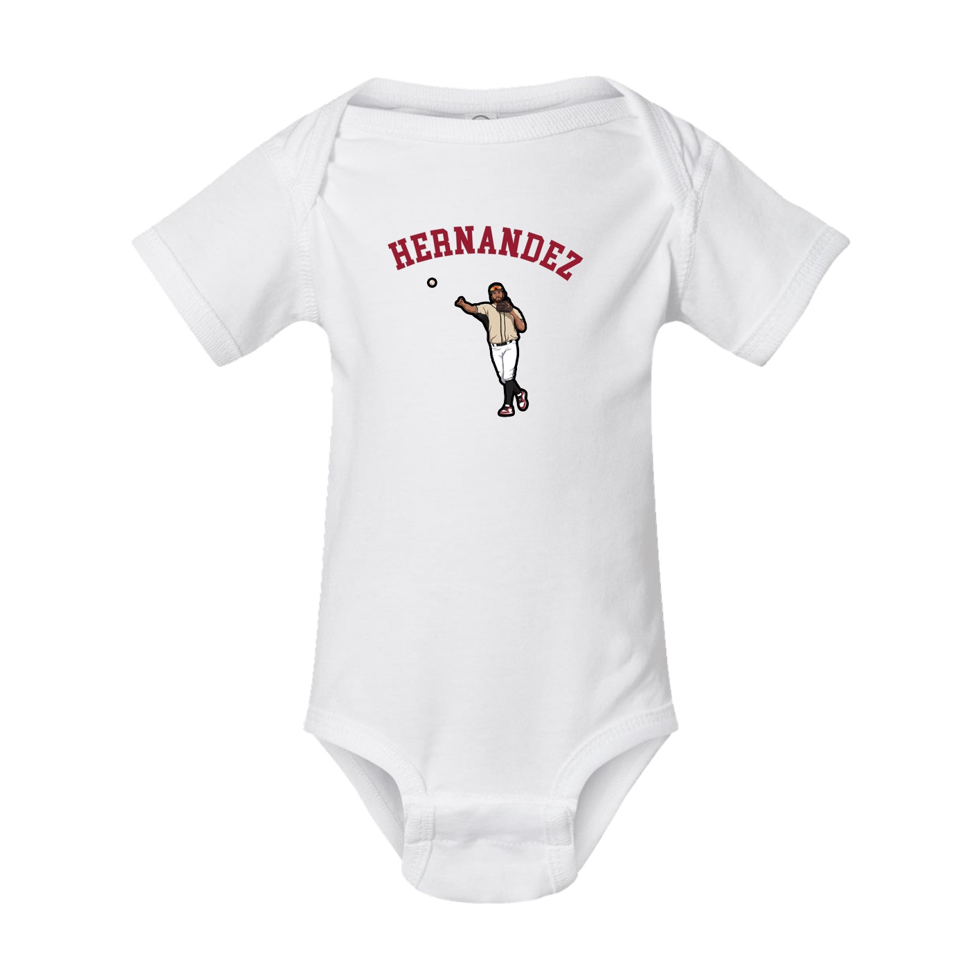 Baby Onesie — Shirsey Arch in White