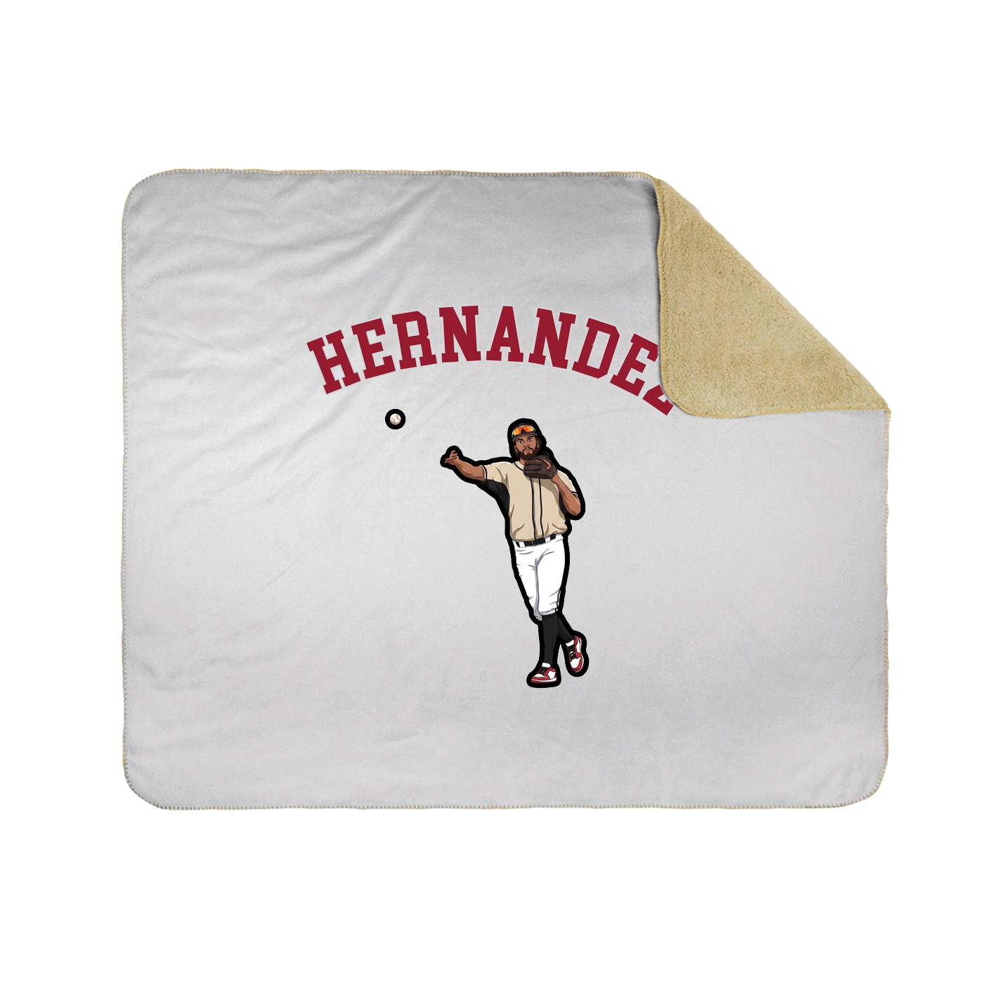 Throw Blanket — Shirsey Arch in White