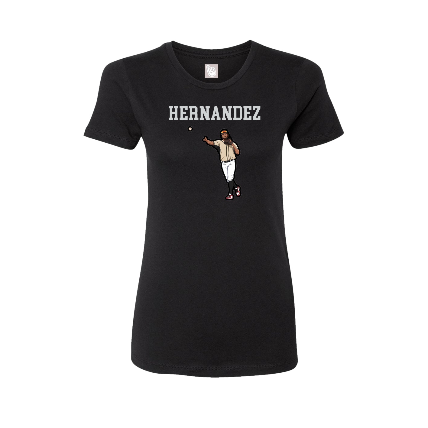 Fitted Women's Tee — Shirsey in Black