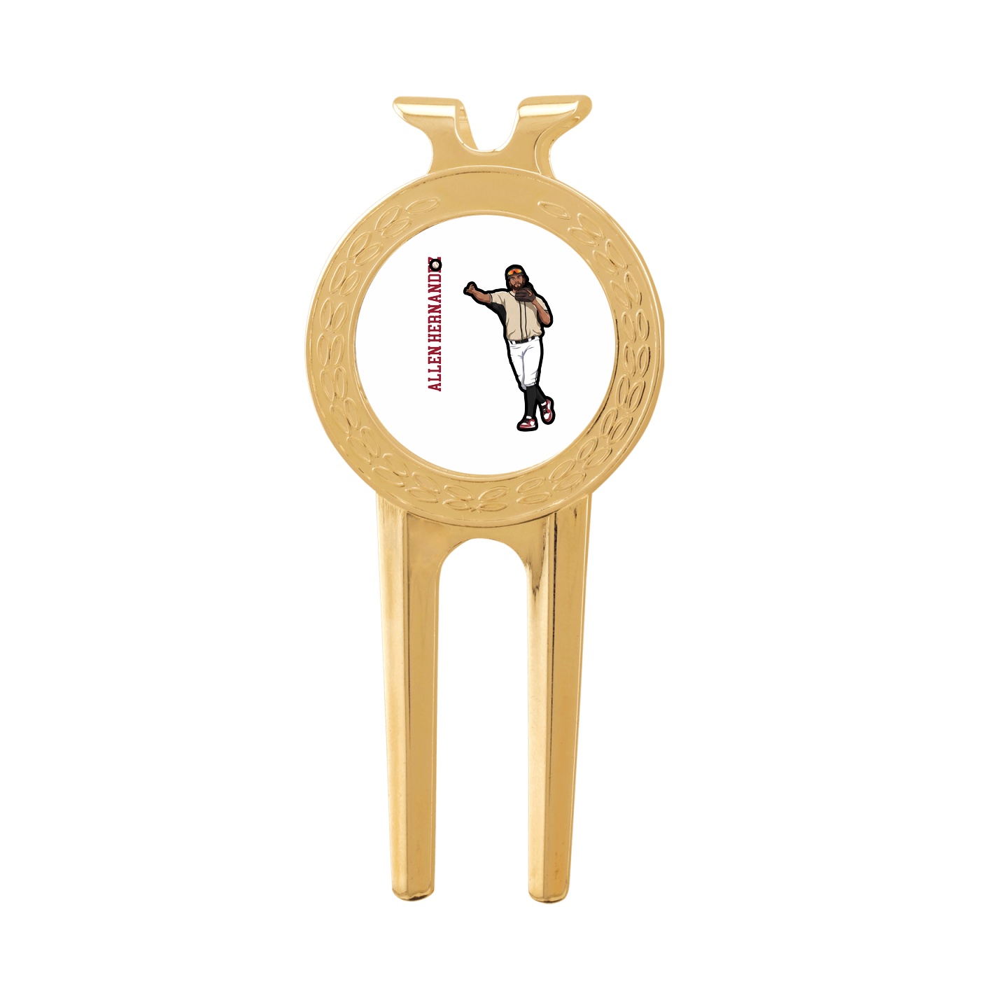 Divot Tool with Ball Marker — Name Vertical in Classic