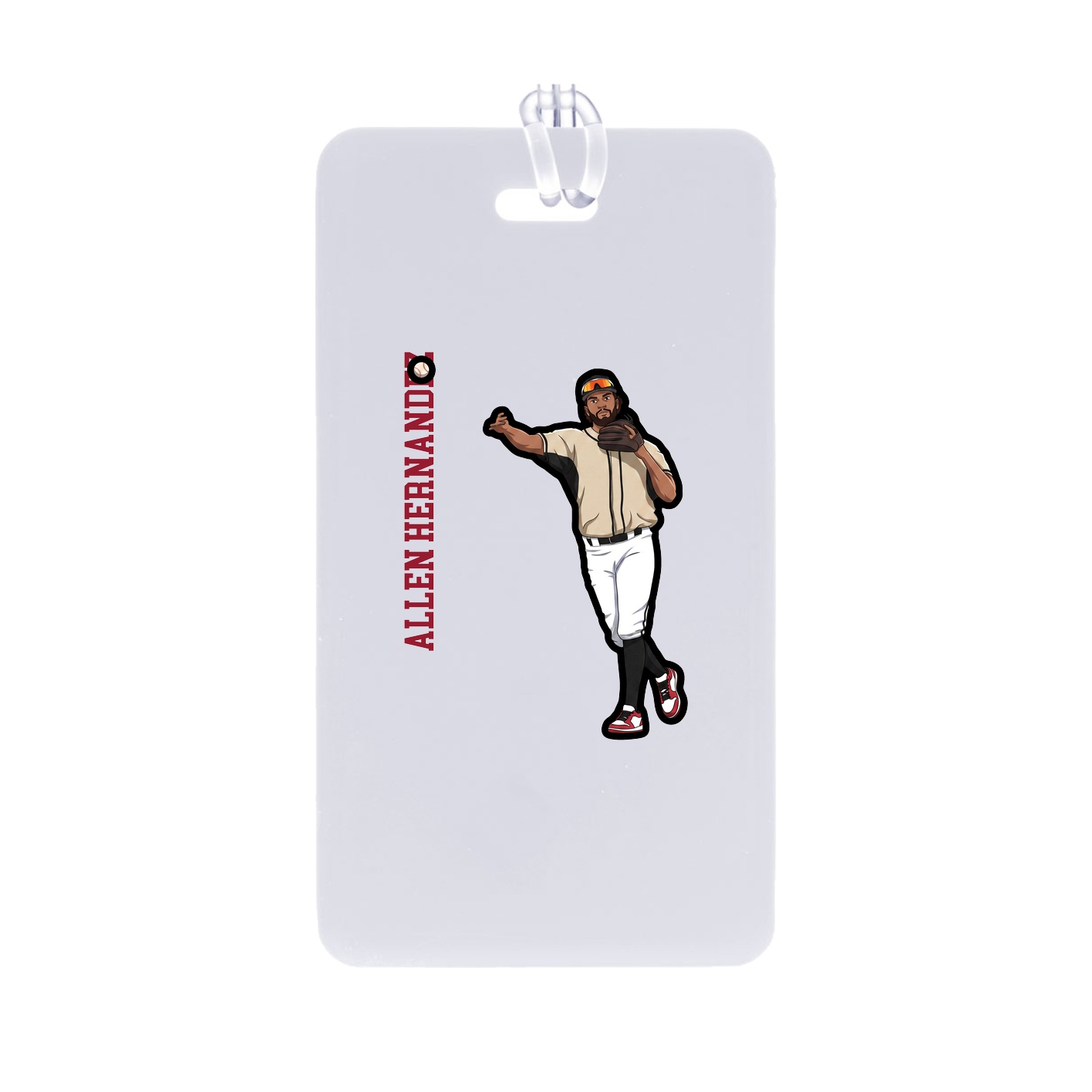 Bag Tag — Name Vertical in Classic