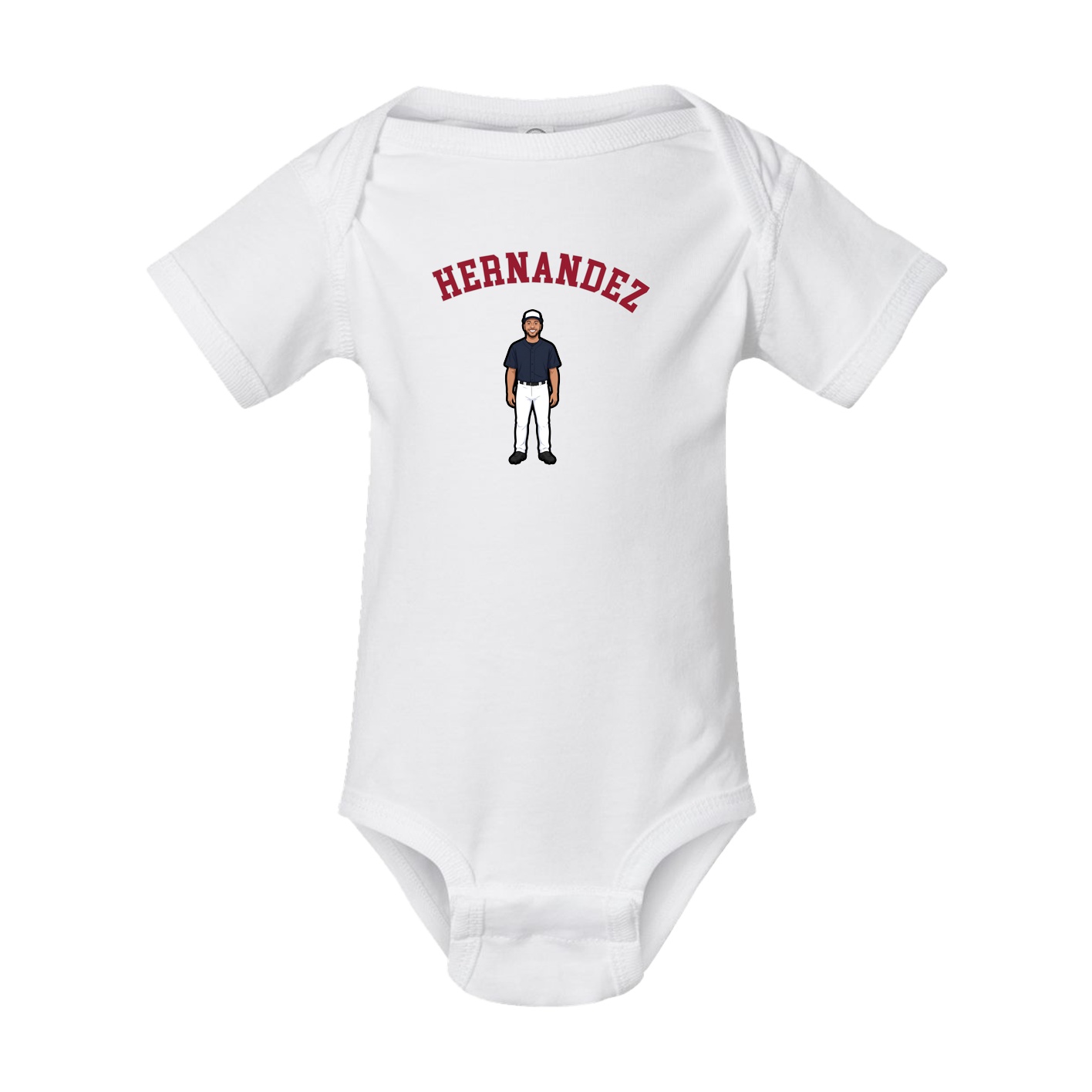 Baby Onesie — Shirsey Arch in White