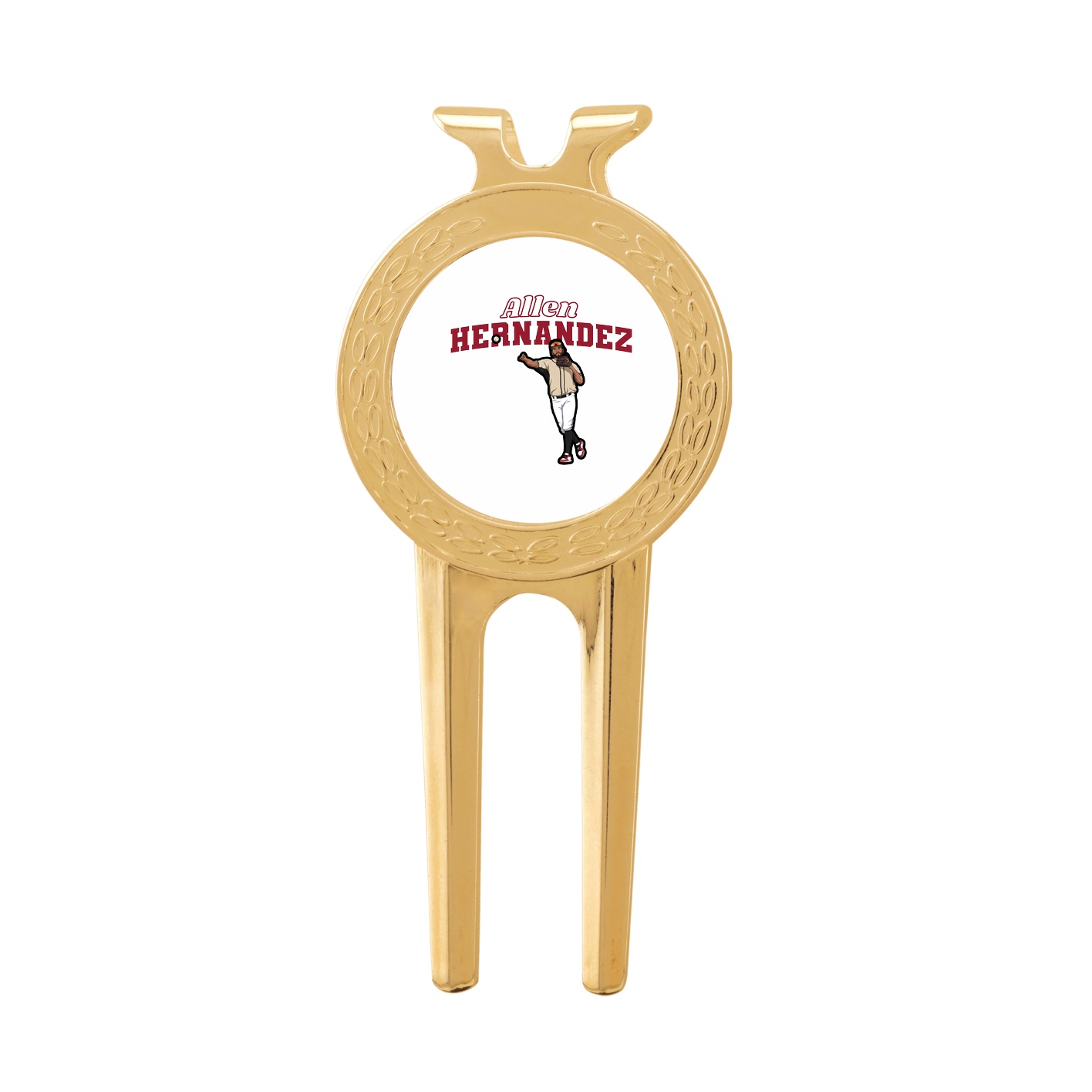 Divot Tool with Ball Marker — Name Arch in Classic