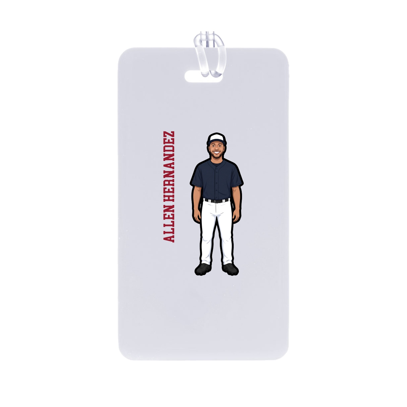 Bag Tag — Name Vertical in Classic