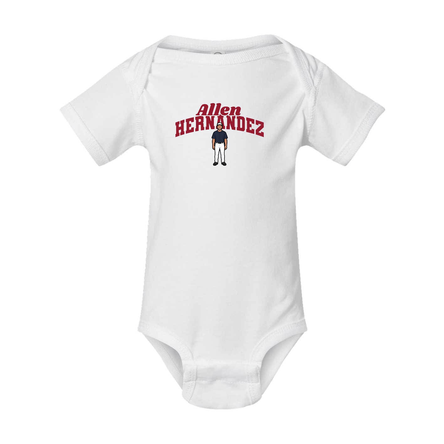 Baby Onesie — Signature Arch in White