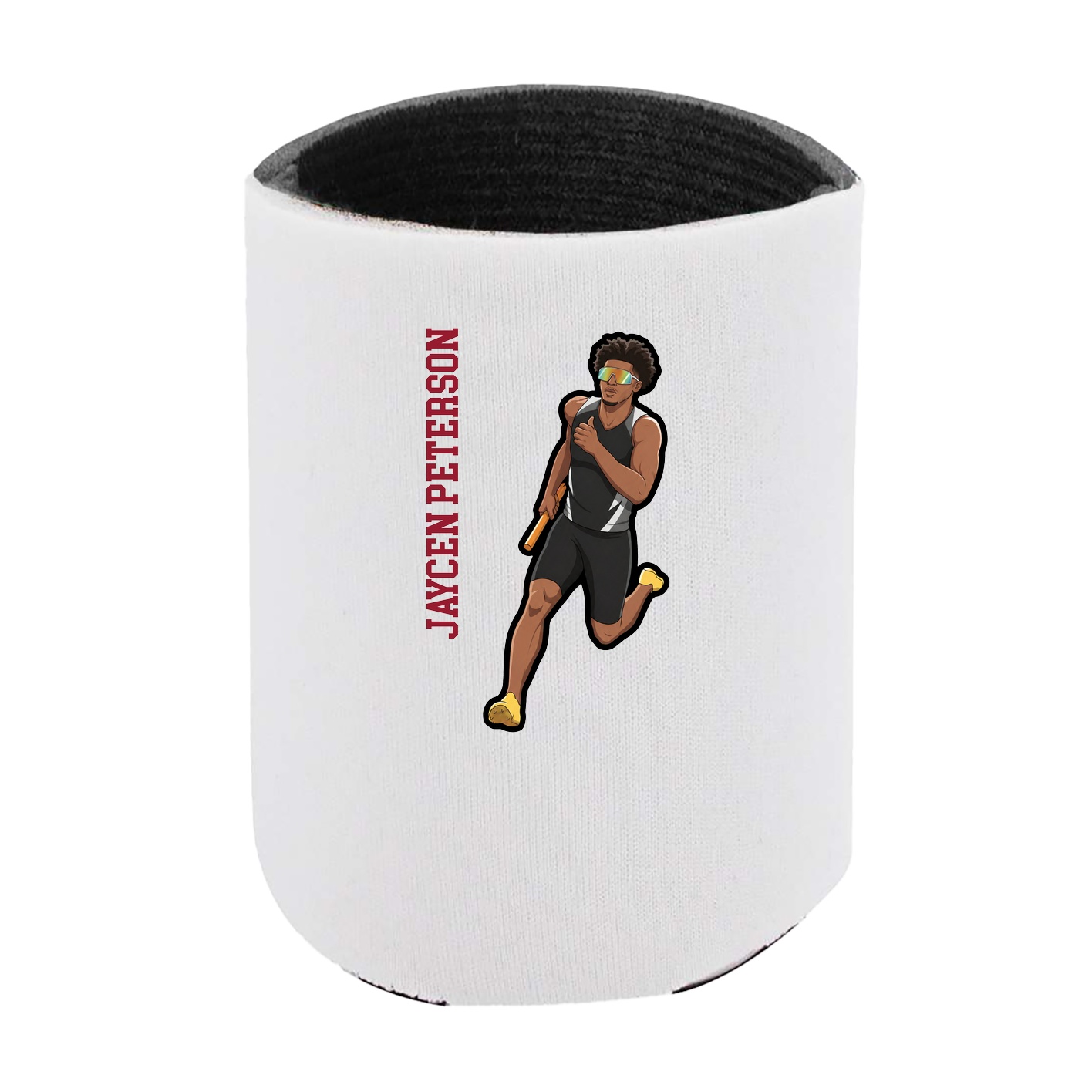 Can Holder — Name Vertical in White