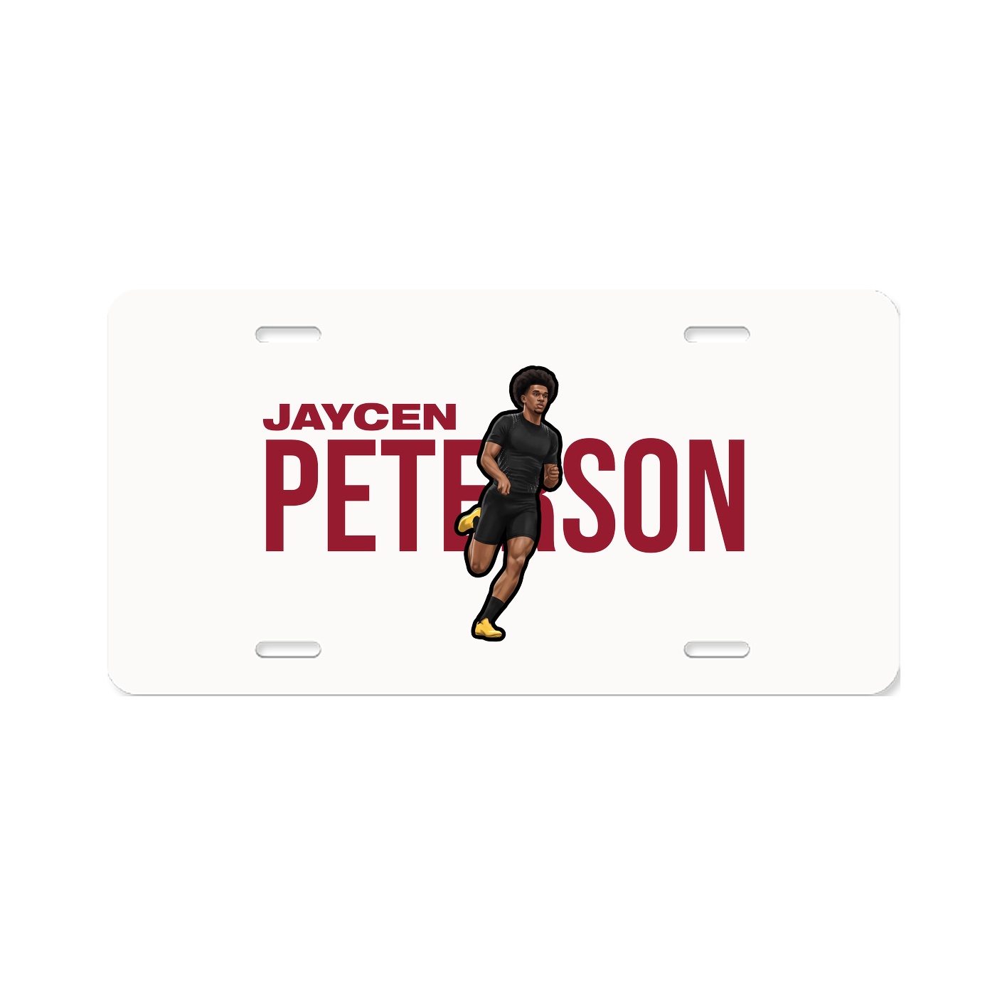 License Plate — Player Name in Classic