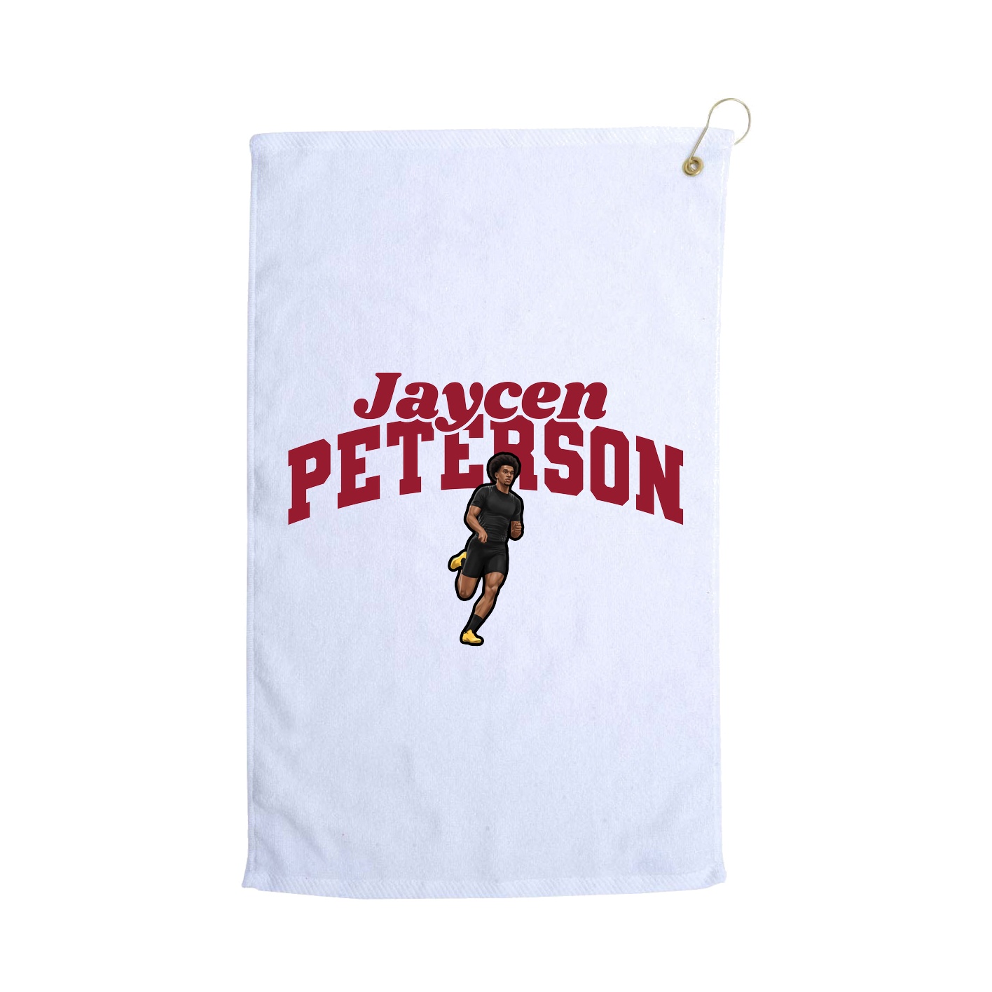 Golf Towel — Signature Arch in White