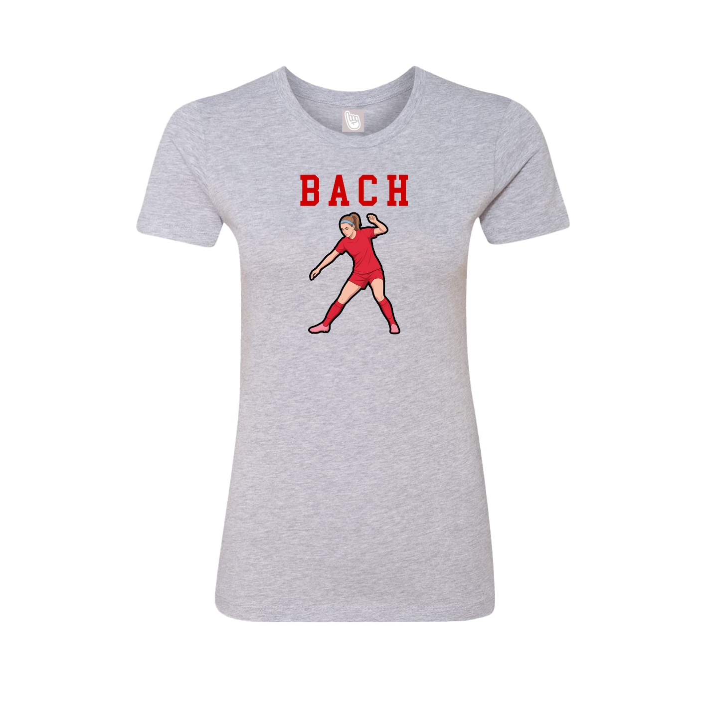 Fitted Women's Tee — Shirsey in Grey
