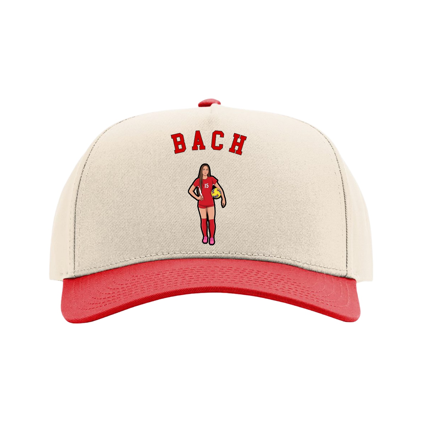 Full Fabric Five-Panel Champ Cap