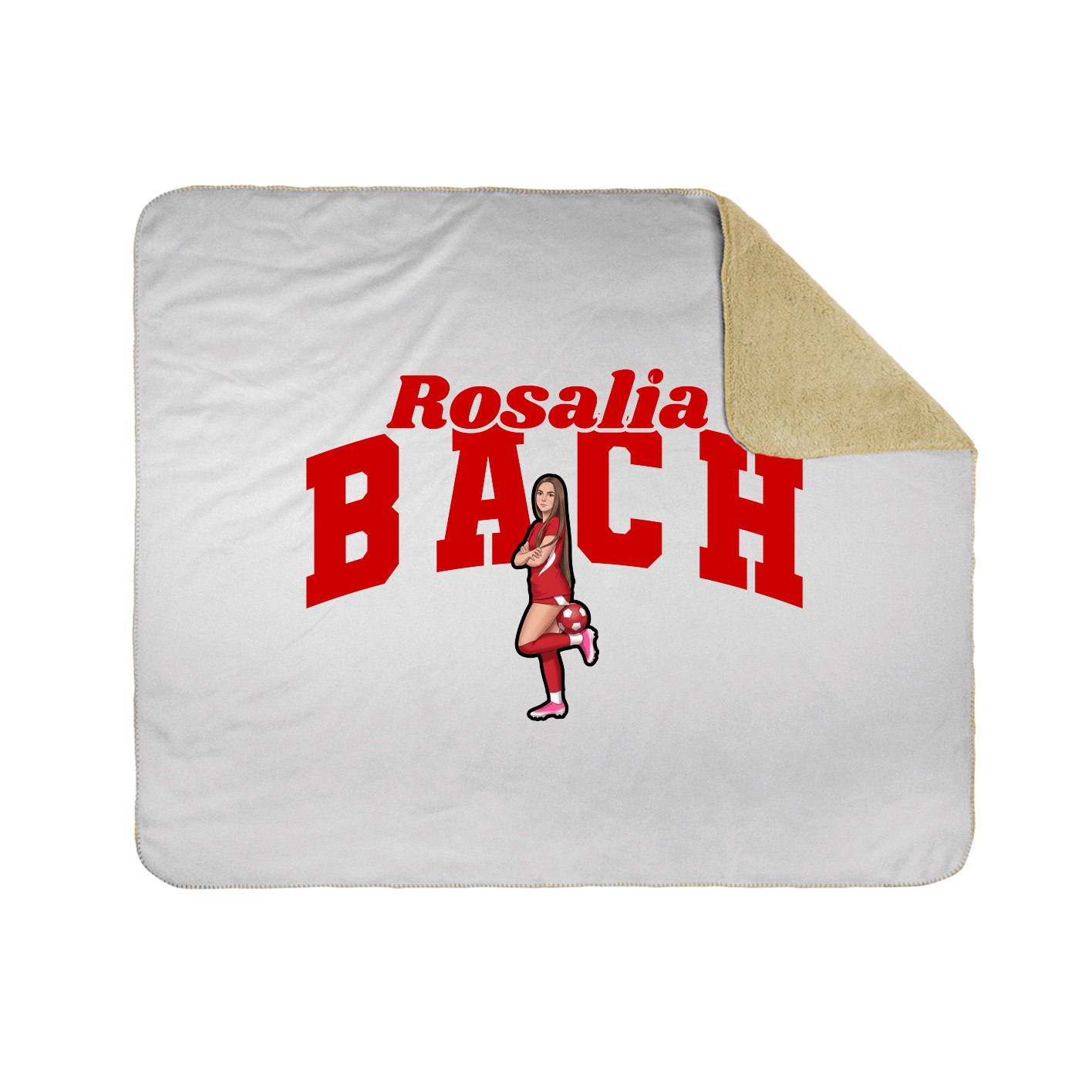 Throw Blanket — Signature Arch in White