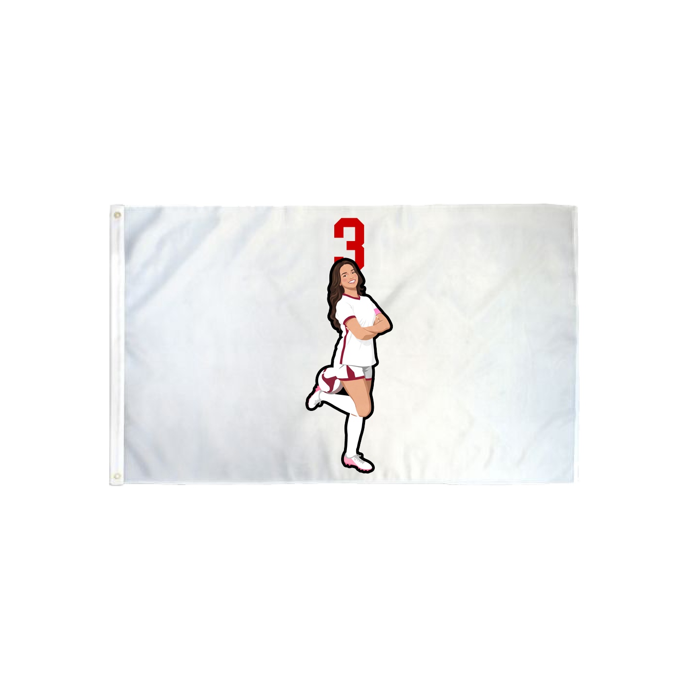 3x5 Flag — Number Top in Classic