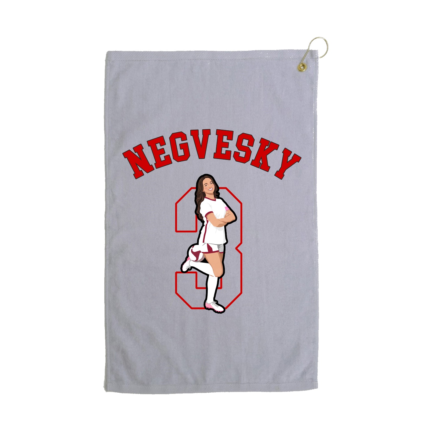 Golf Towel — Shirsey Arch in Grey