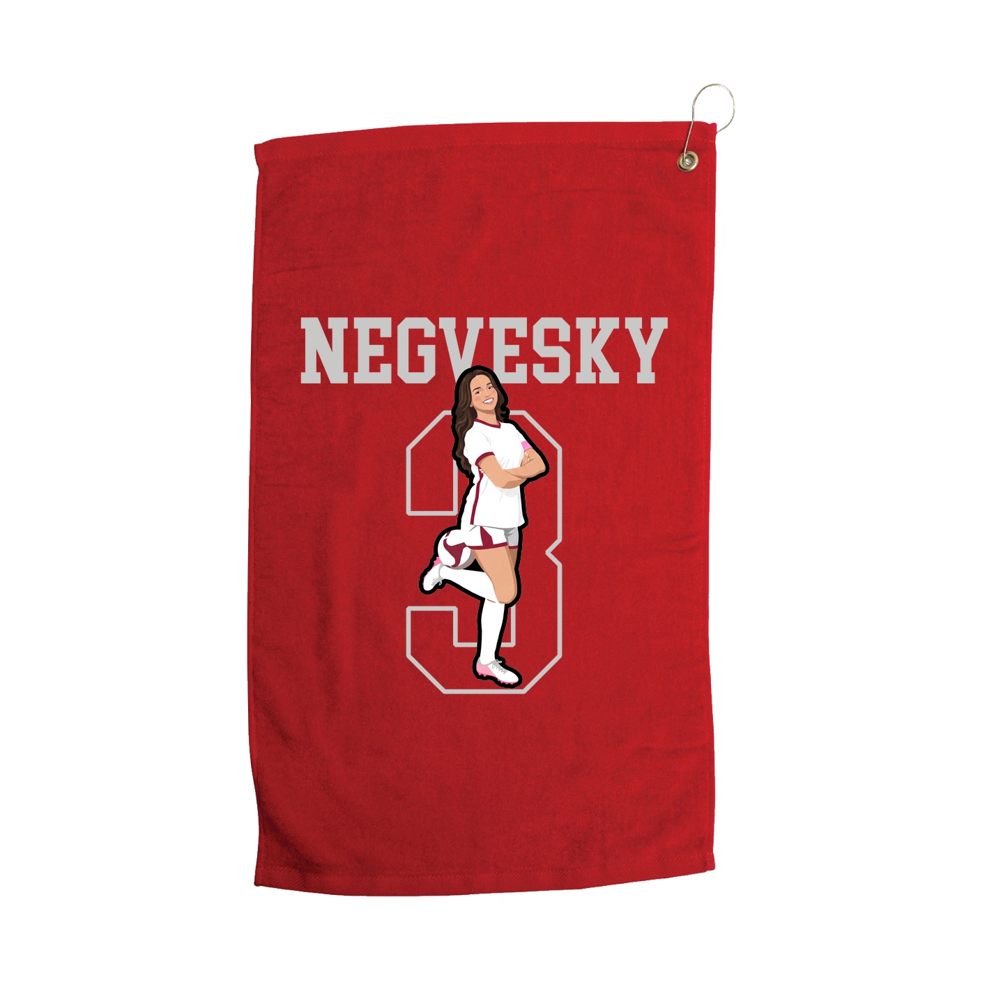 Golf Towel — Shirsey in Red