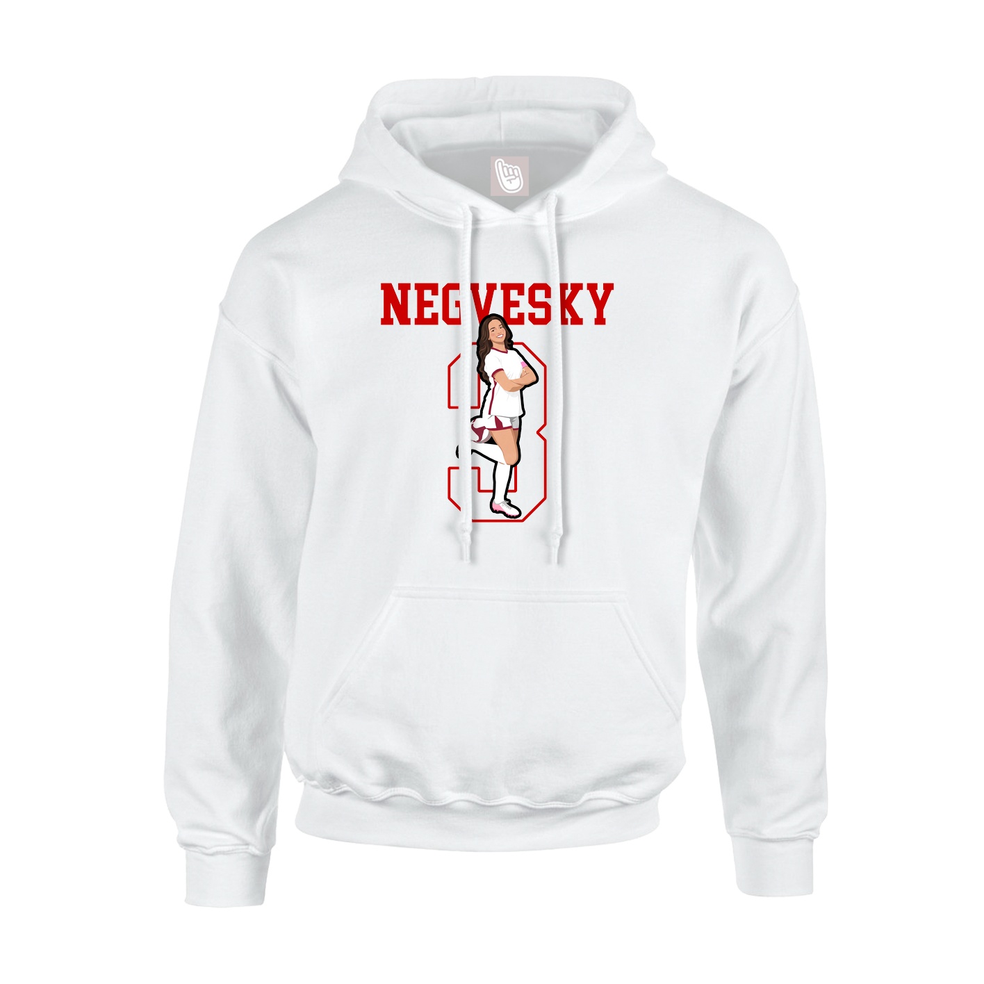 Youth Hoodie — Shirsey in White