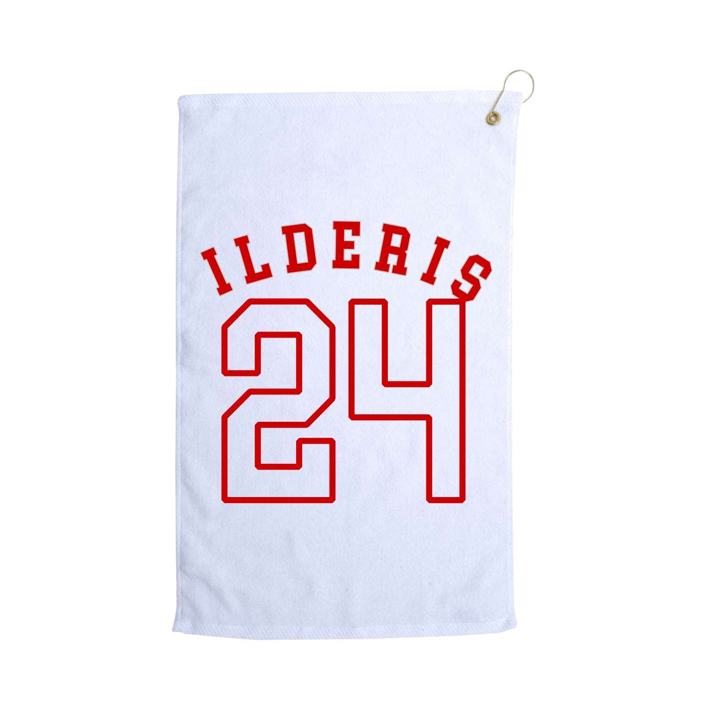 Golf Towel — Shirsey Arch in White