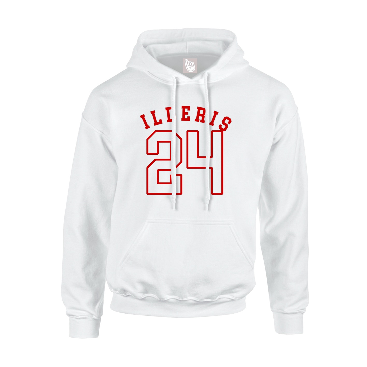 Hoodie — Shirsey Arch in White