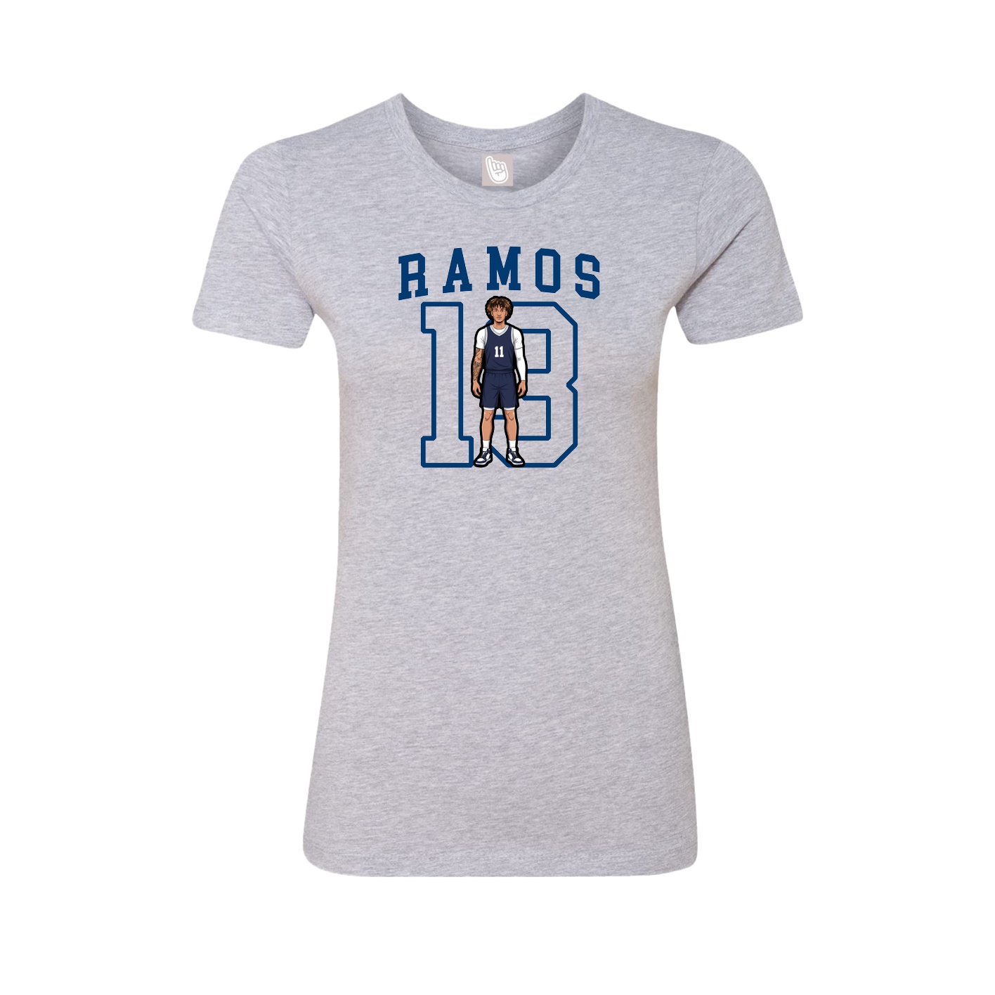 Fitted Women's Tee — Shirsey in Grey