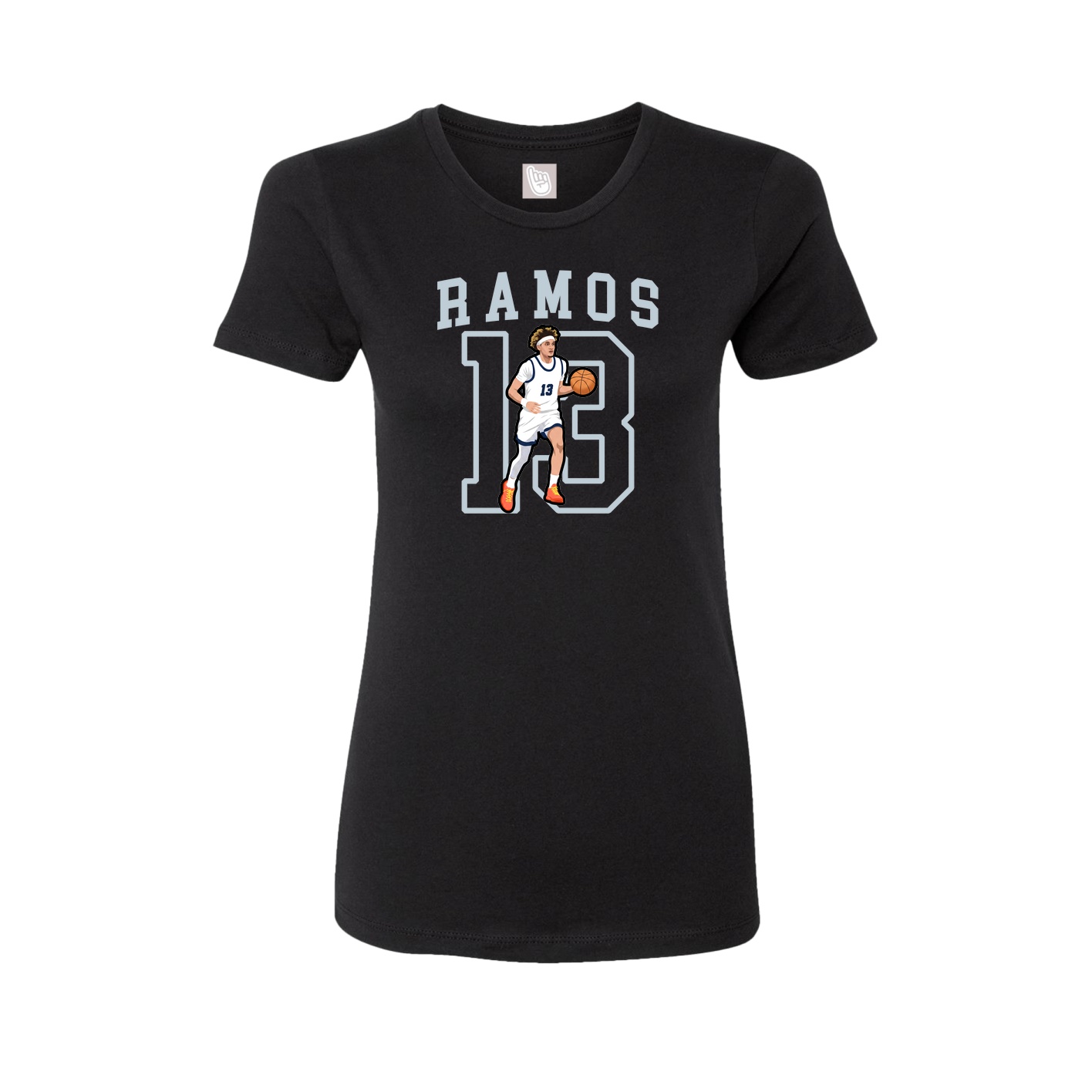 Fitted Women's Tee — Shirsey in Black