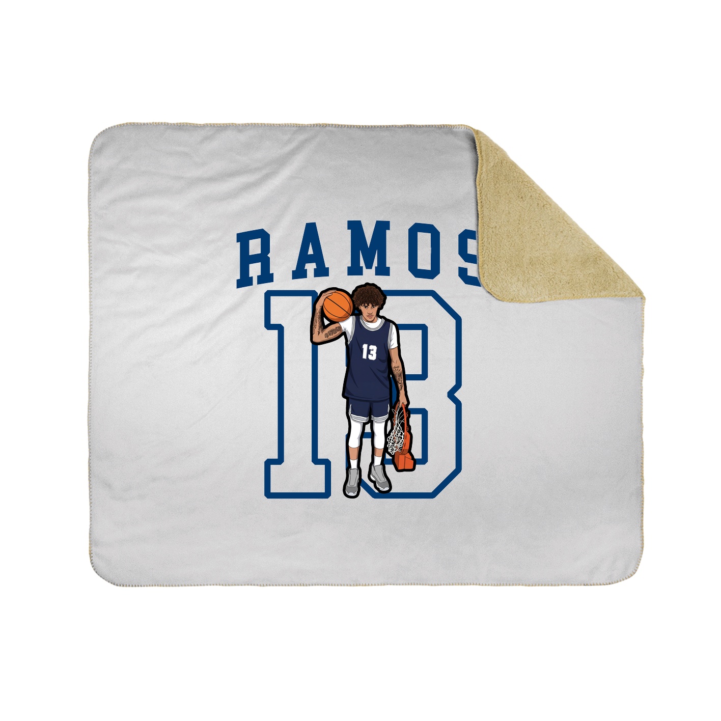 Throw Blanket — Shirsey in White