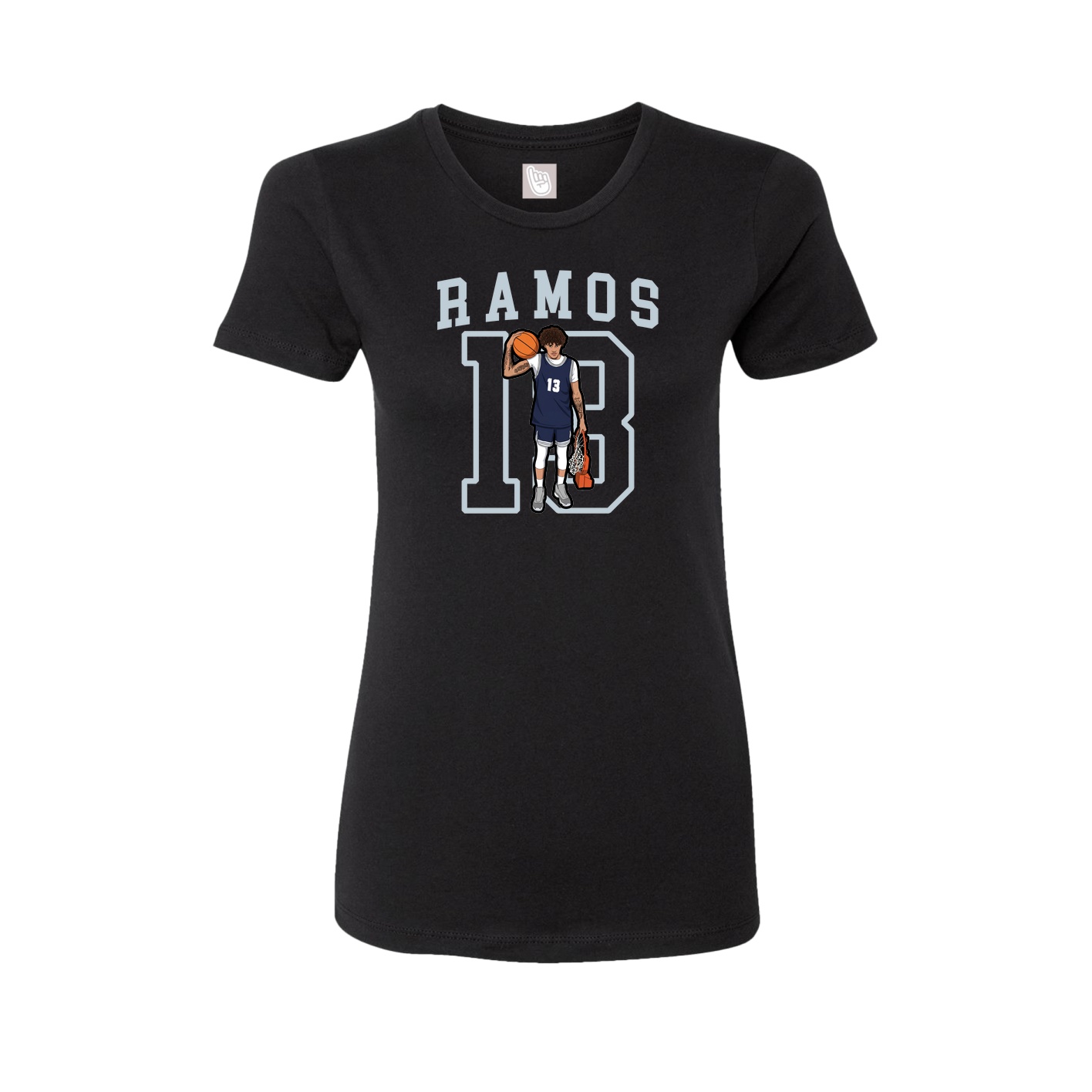 Fitted Women's Tee — Shirsey in Black