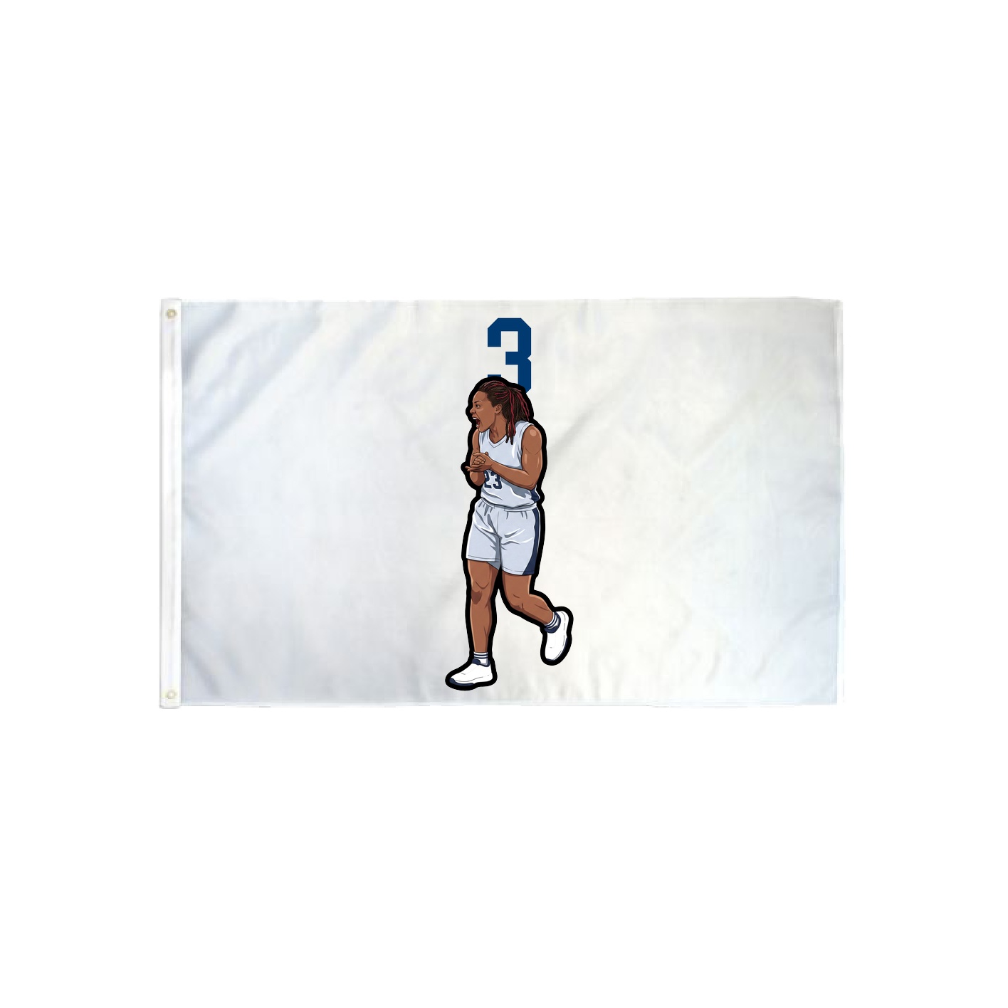 3x5 Flag — Number Top in Classic