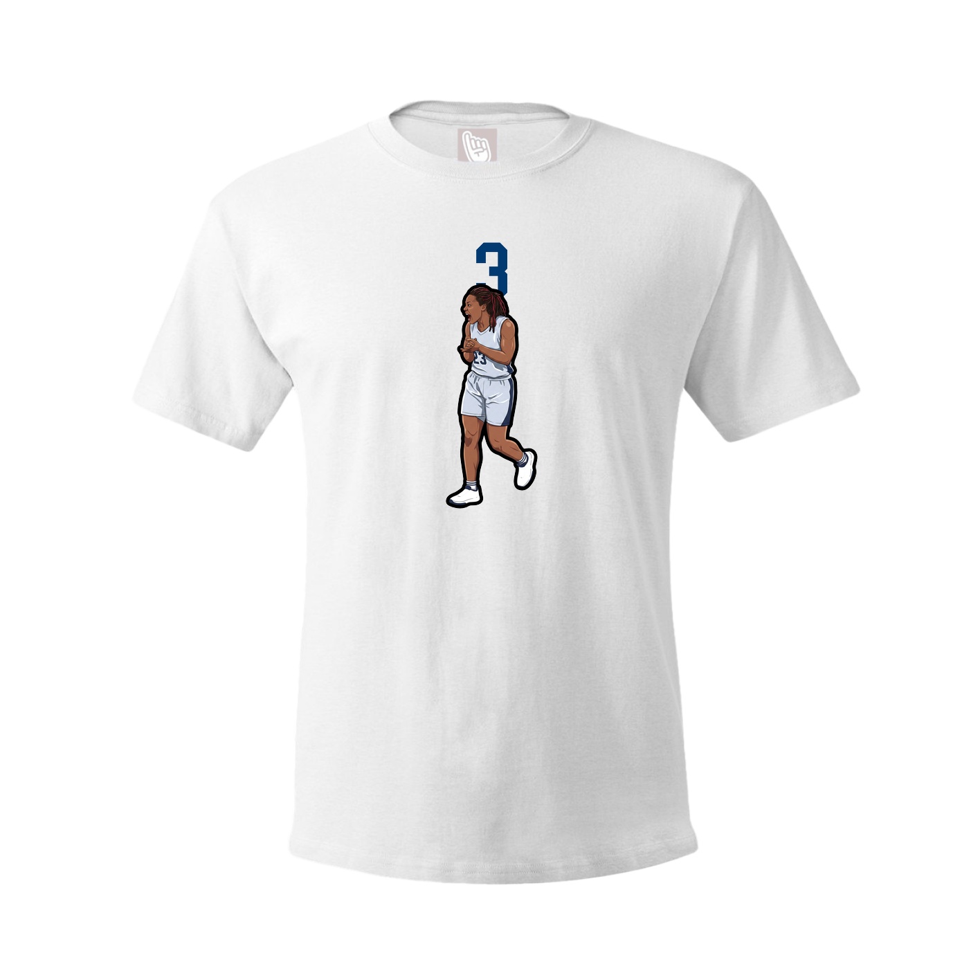 Tee — Number Top in White