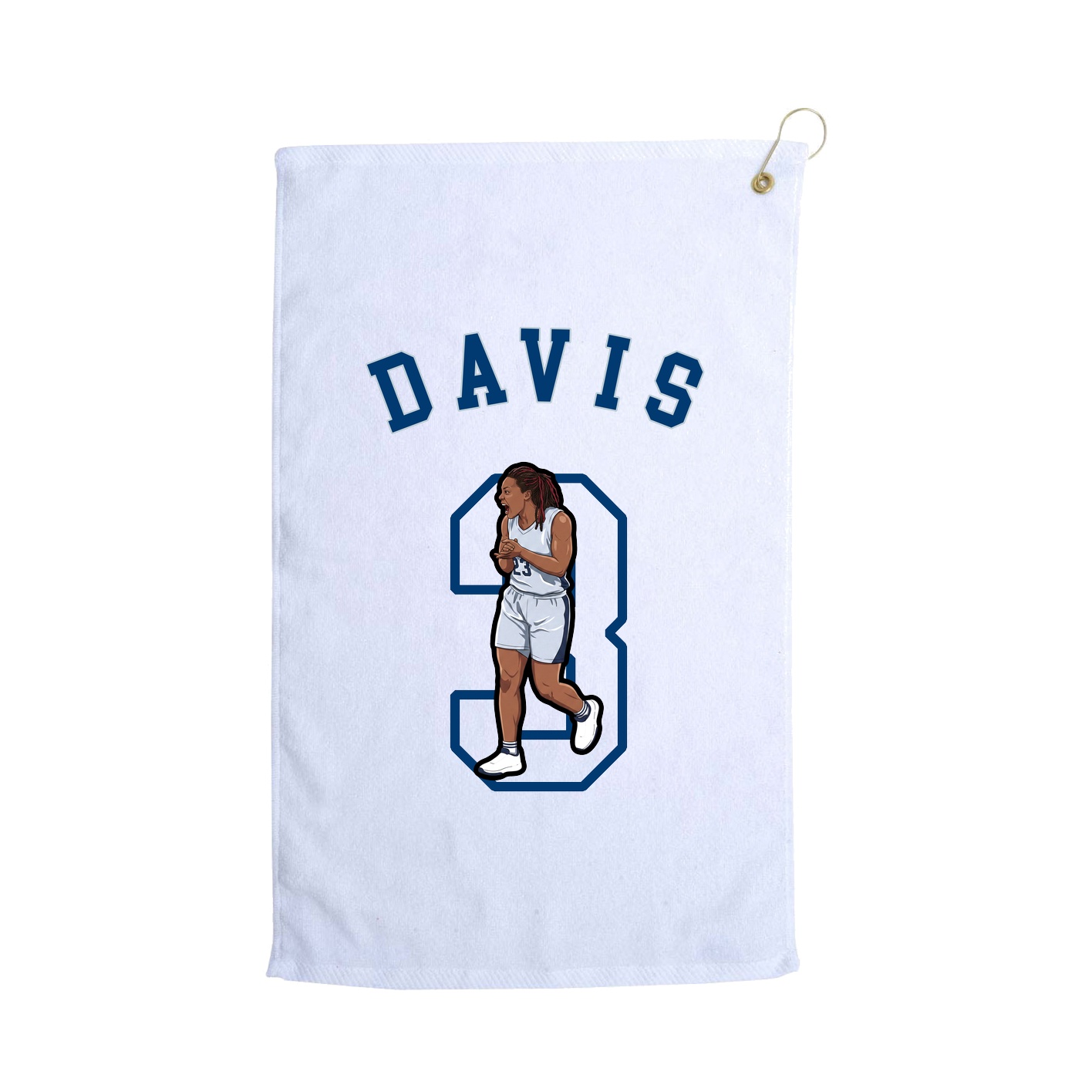 Golf Towel — Shirsey Arch in White