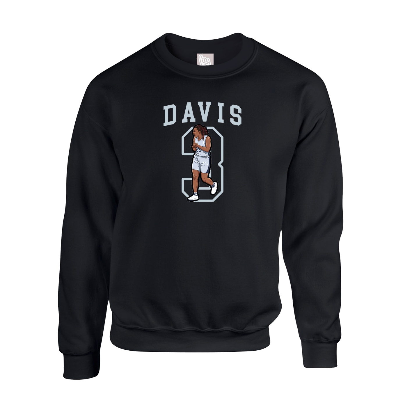 Fleece Crew — Shirsey in Black
