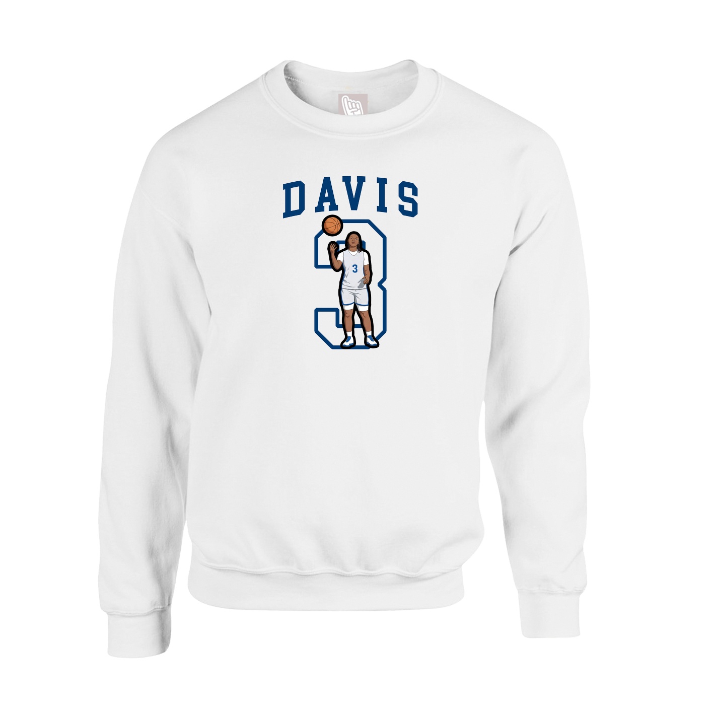 Fleece Crew — Shirsey in White