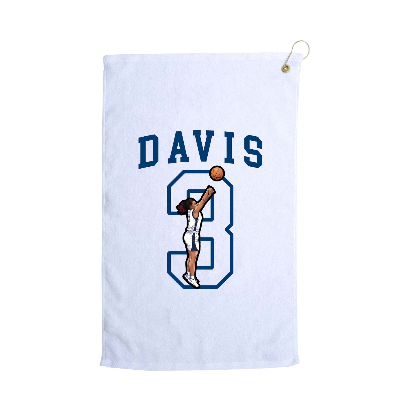 Golf Towel — Shirsey in White