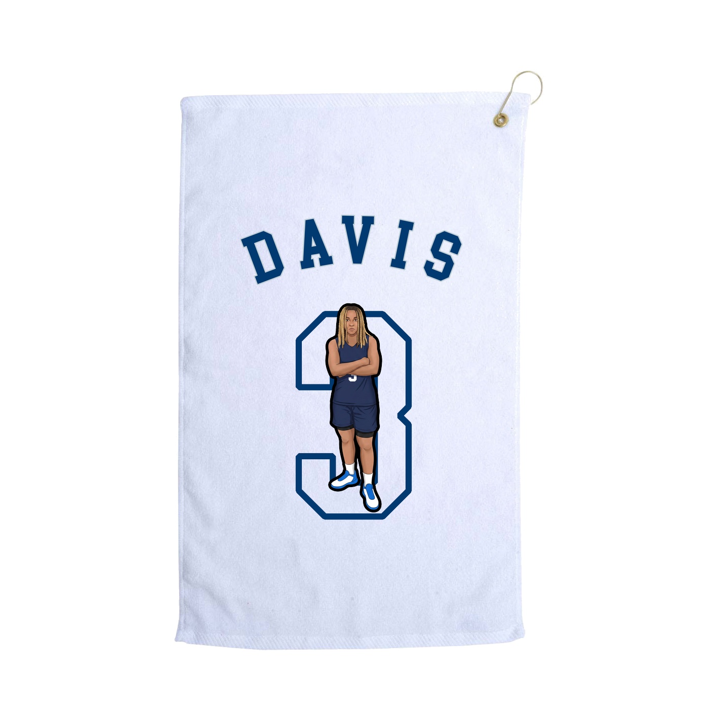 Golf Towel — Shirsey Arch in White