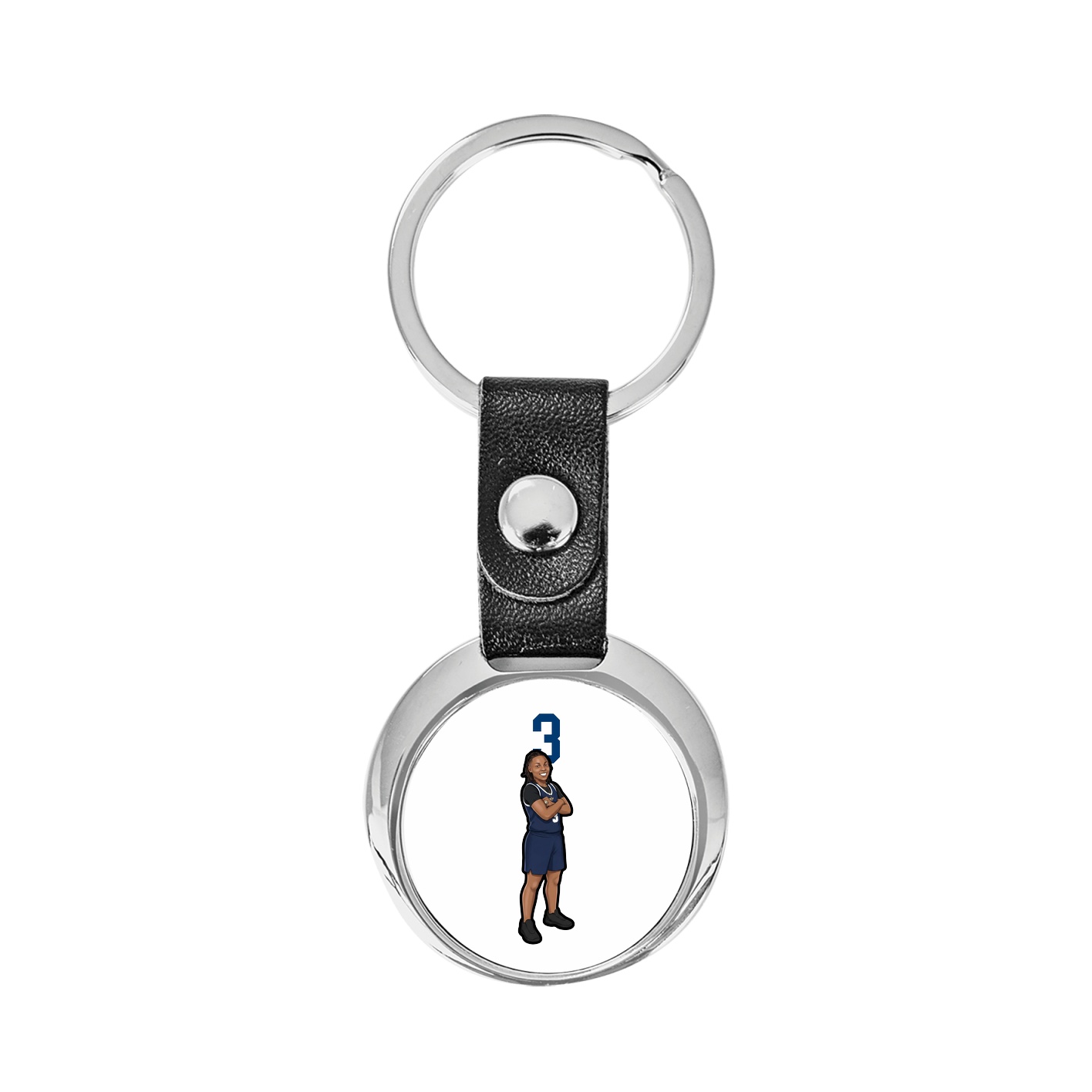 Key Chain — Number Top in Classic