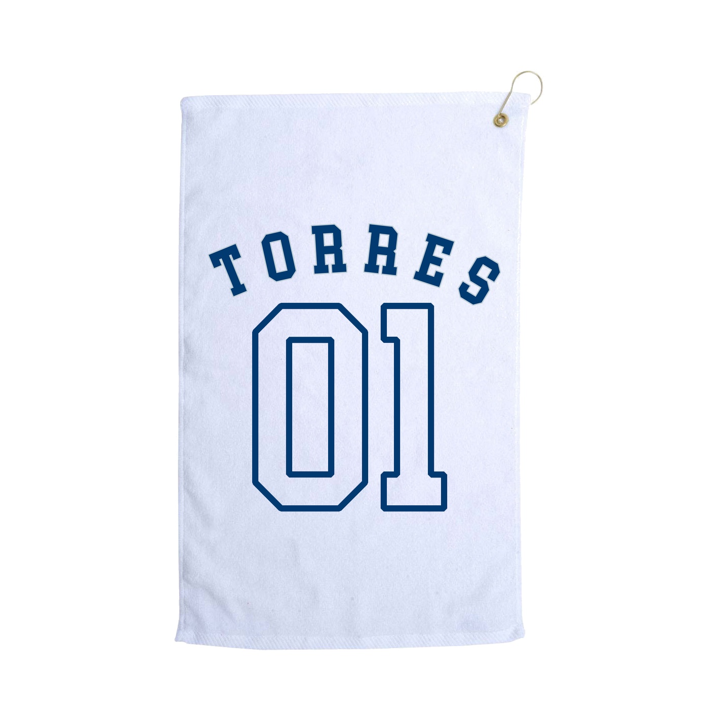 Golf Towel — Shirsey Arch in White