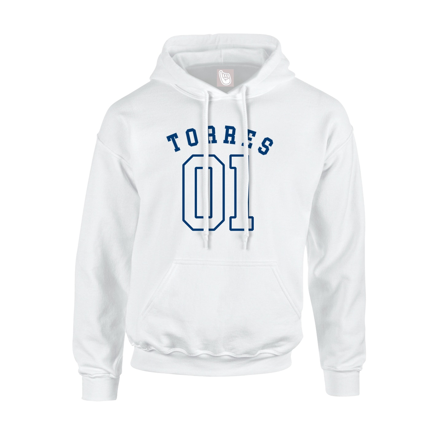 Hoodie — Shirsey Arch in White