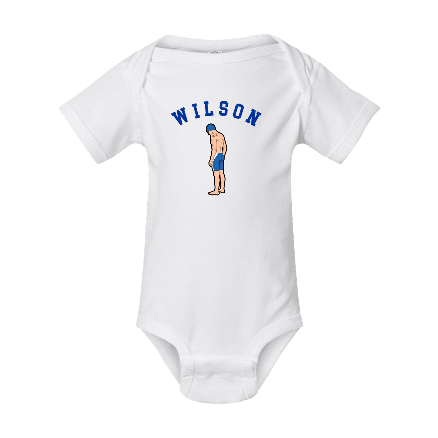 Baby Onesie — Shirsey Arch in White