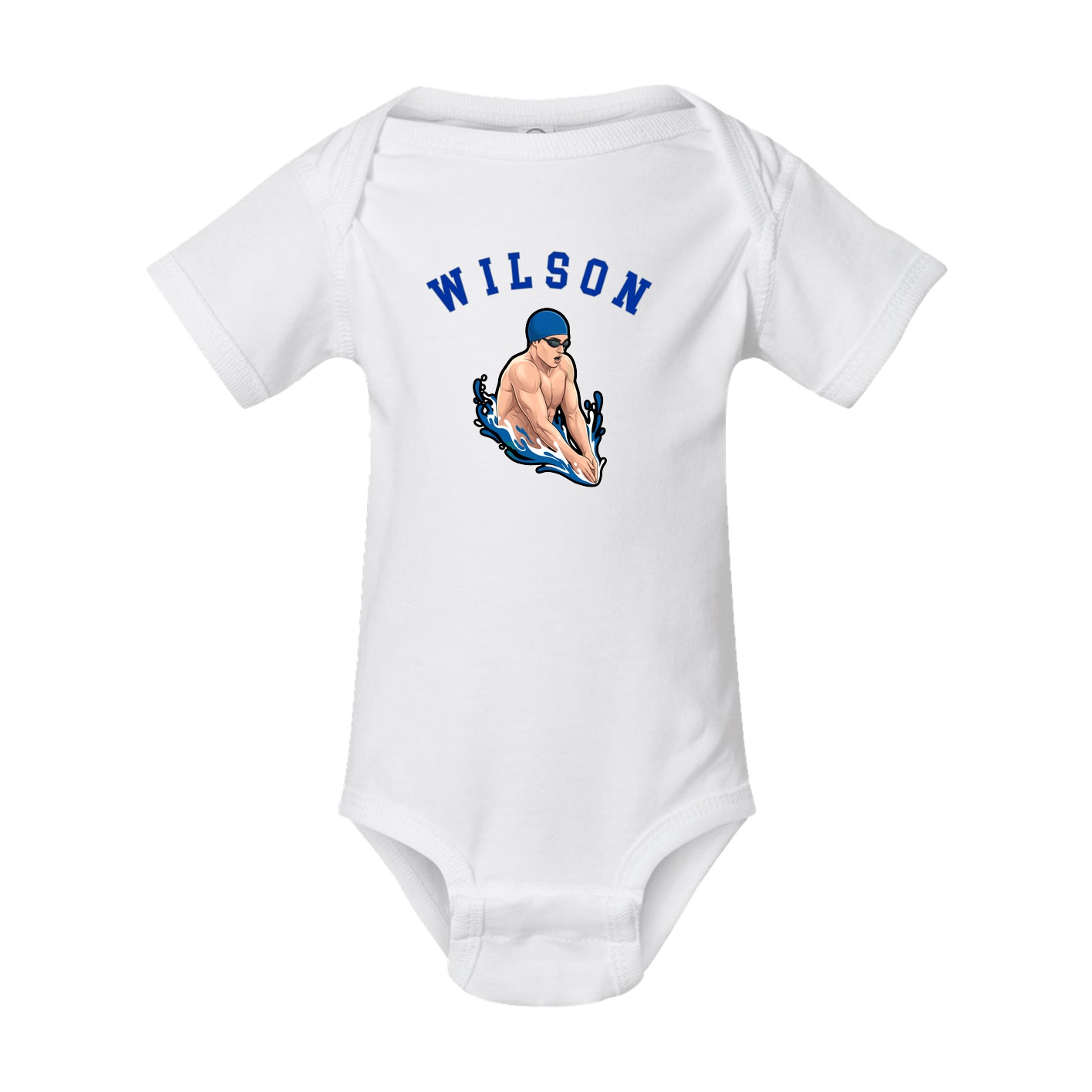 Baby Onesie — Shirsey Arch in White