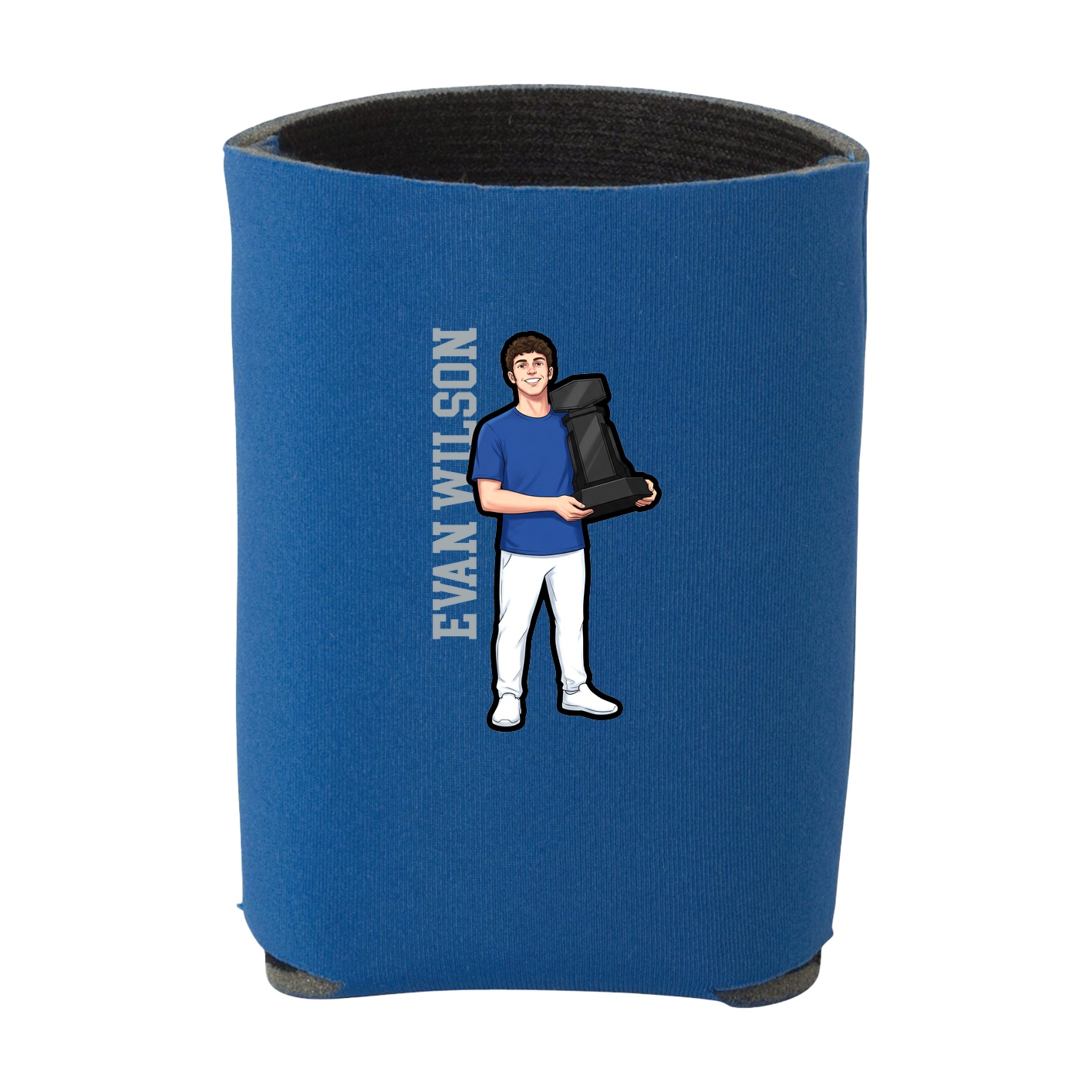 Can Holder — Name Vertical in Royal