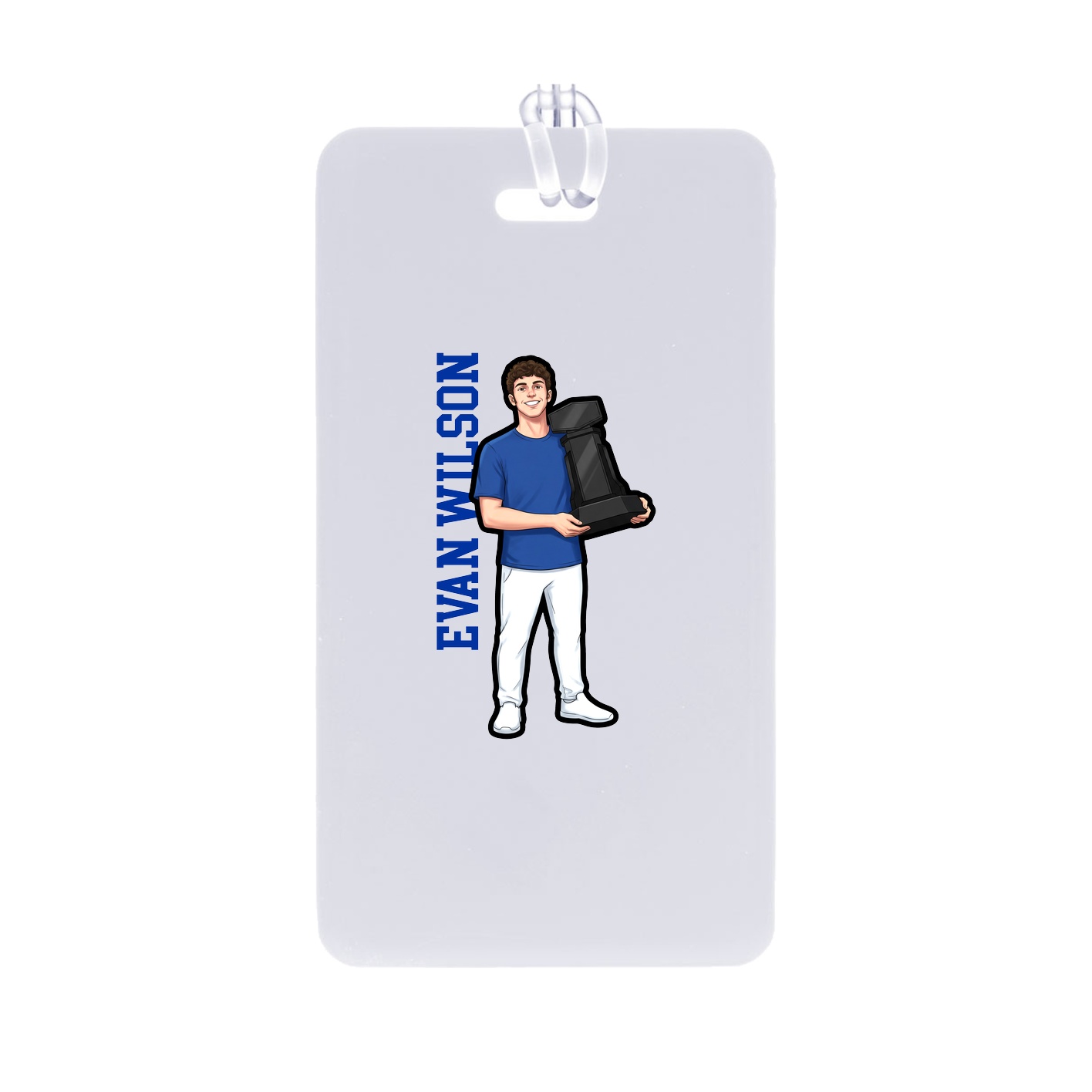 Bag Tag — Name Vertical in Classic