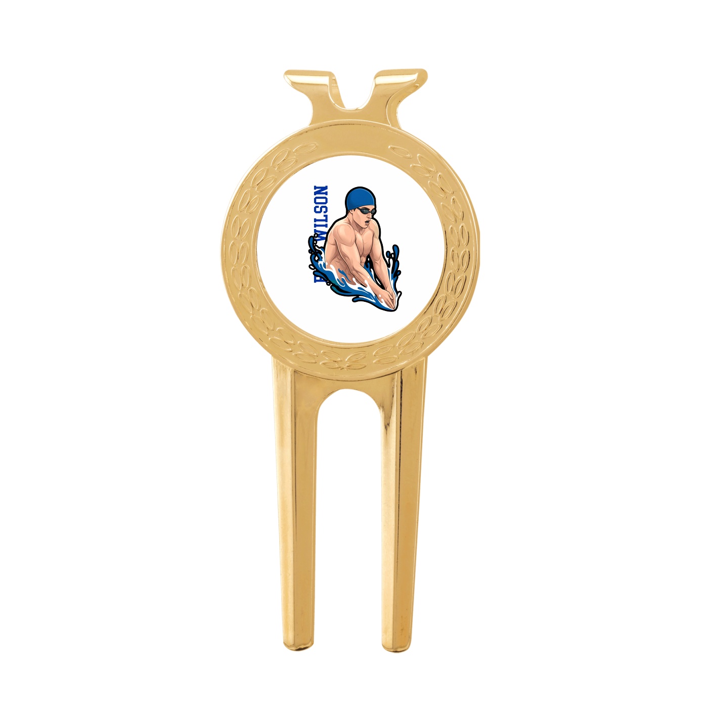 Divot Tool with Ball Marker — Name Vertical in Classic