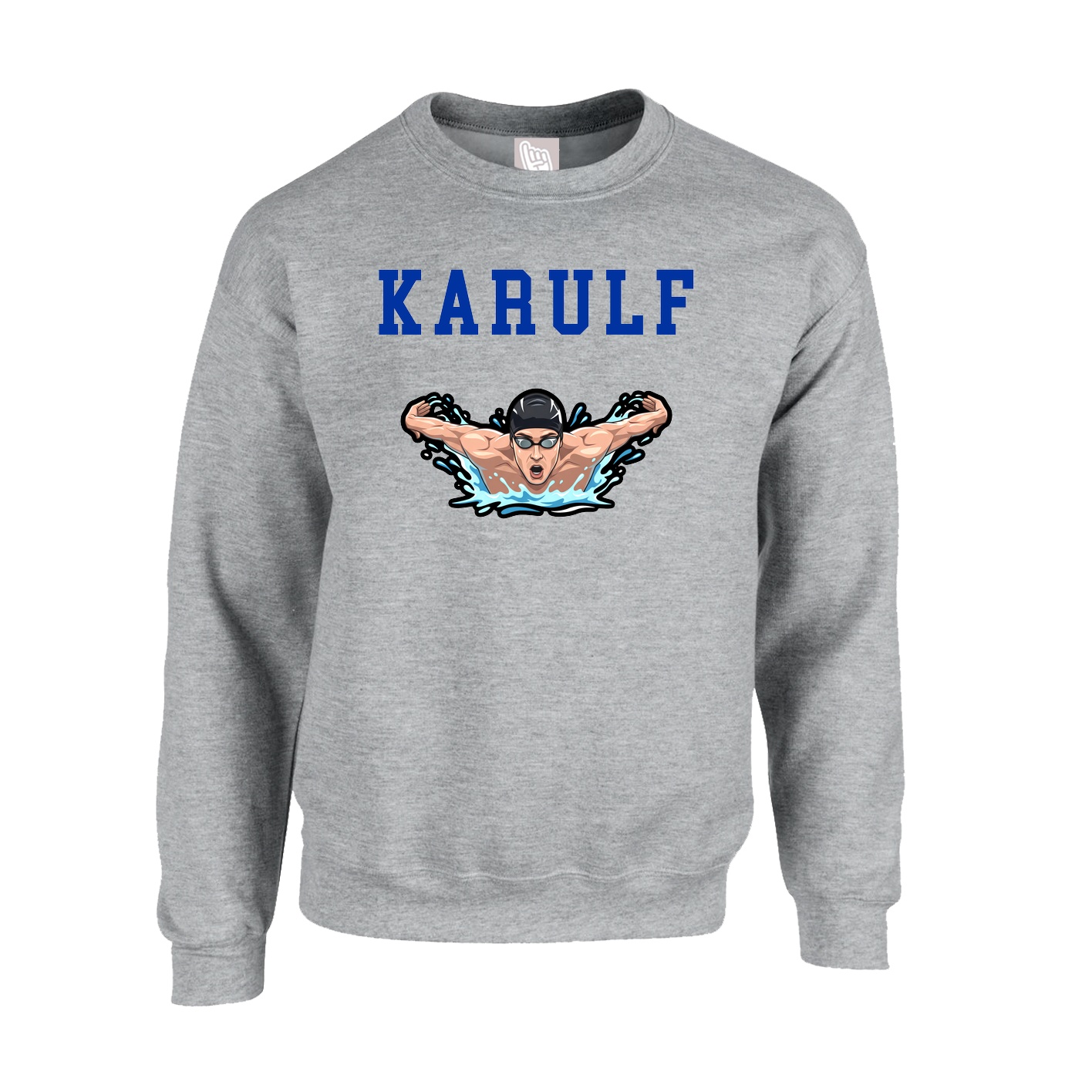 Fleece Crew — Shirsey in Grey
