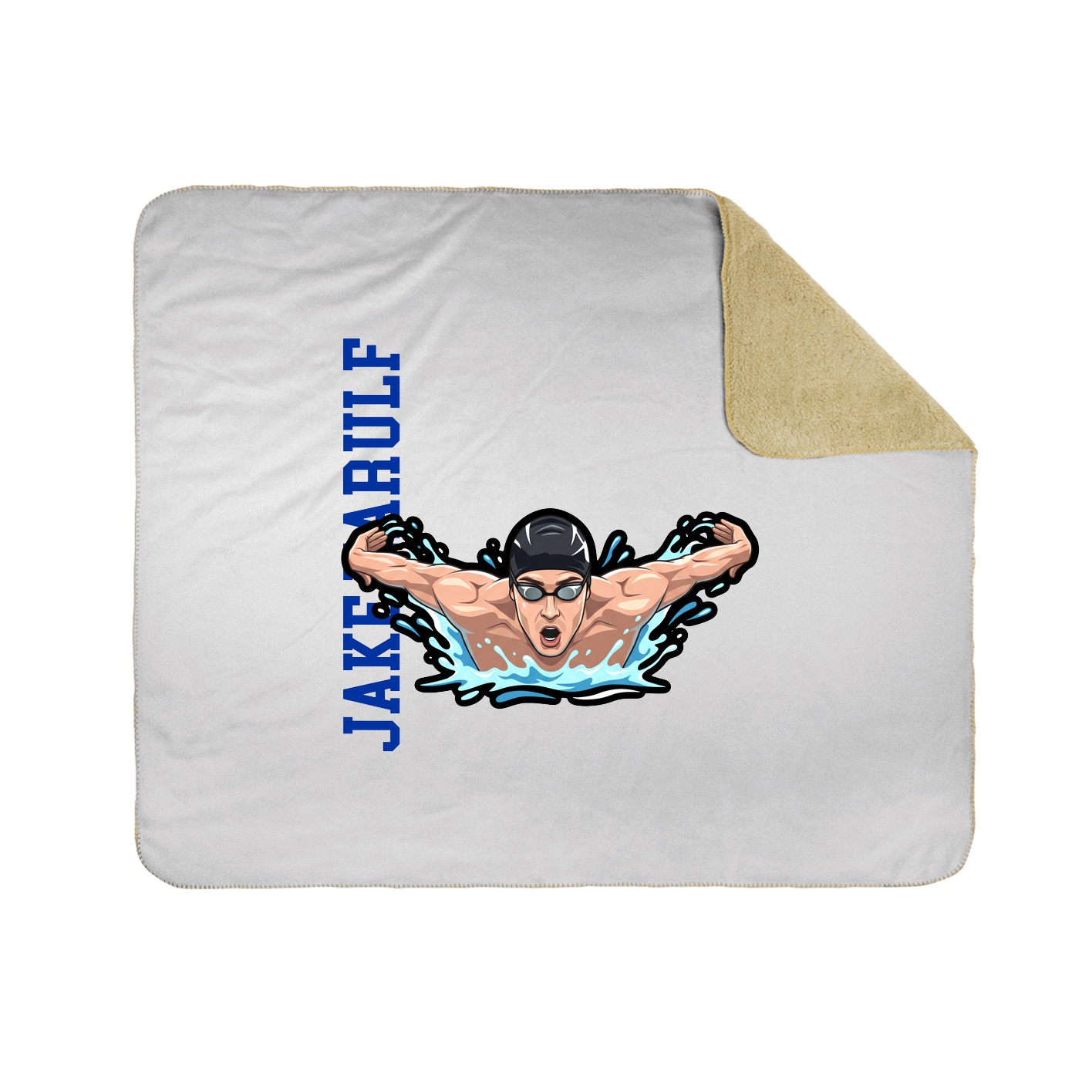 50x60 Sherpa Lined Throw Blanket