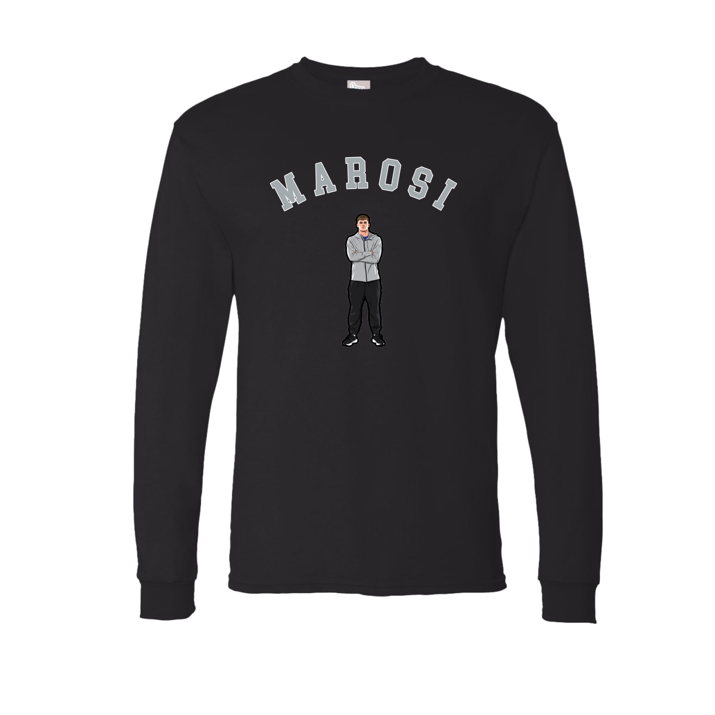 Long Sleeve Tee — Shirsey Arch in Black