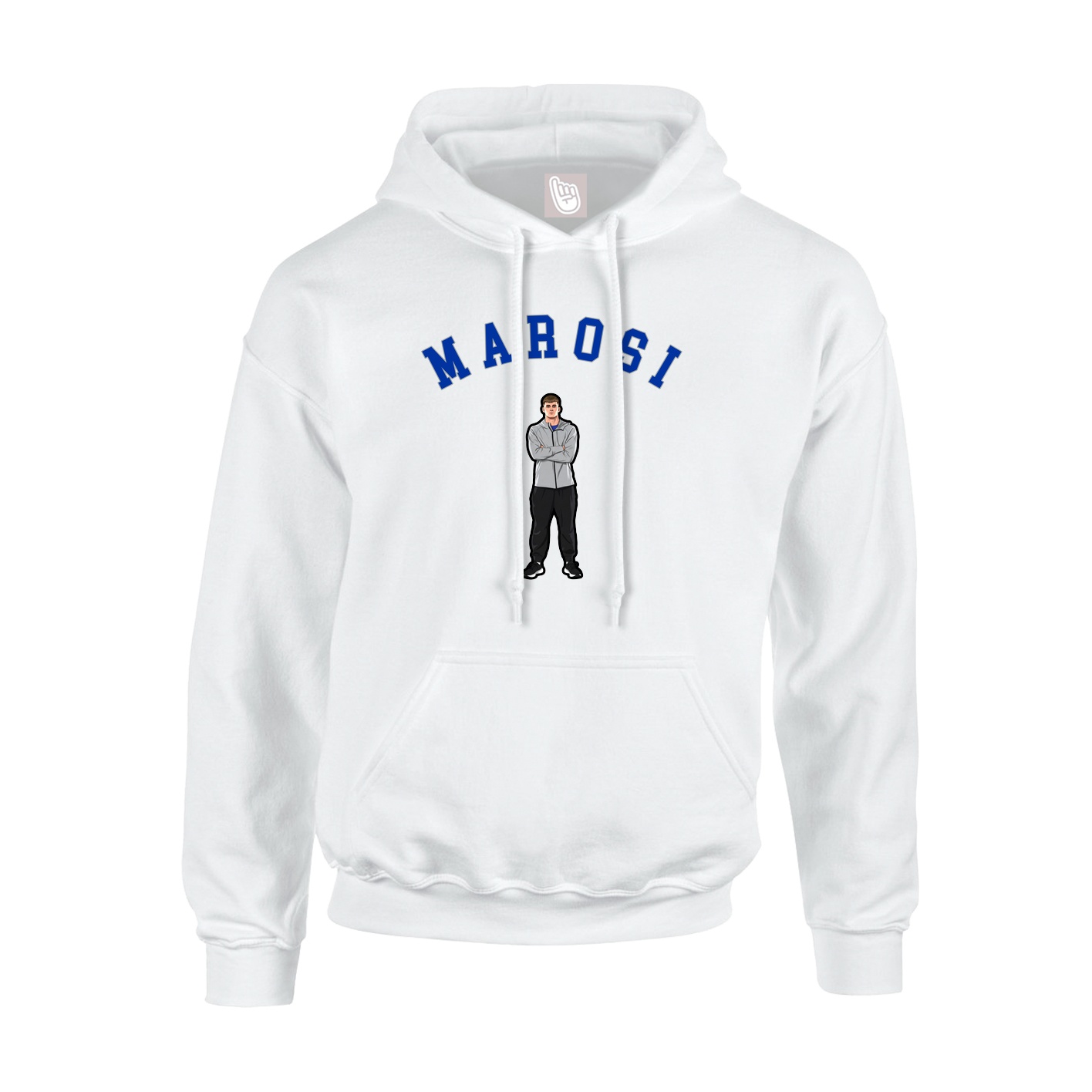 Hoodie — Shirsey Arch in White