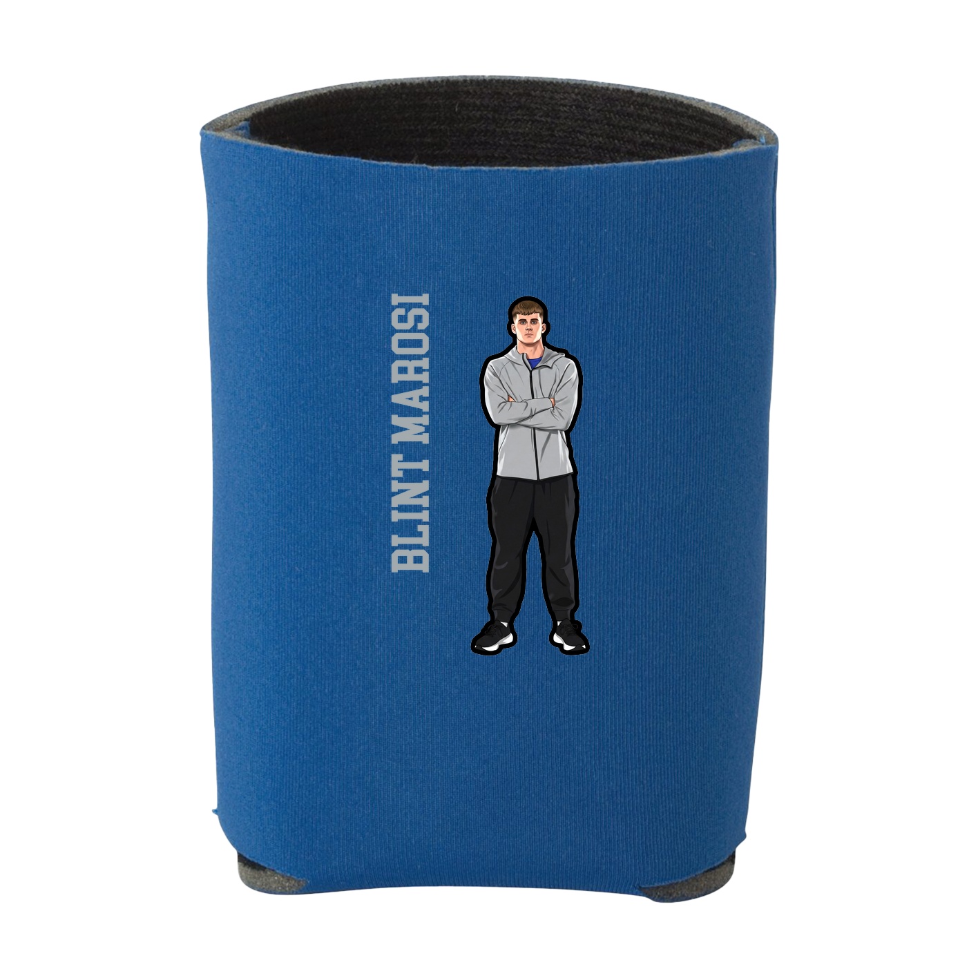 Can Holder — Name Vertical in Royal