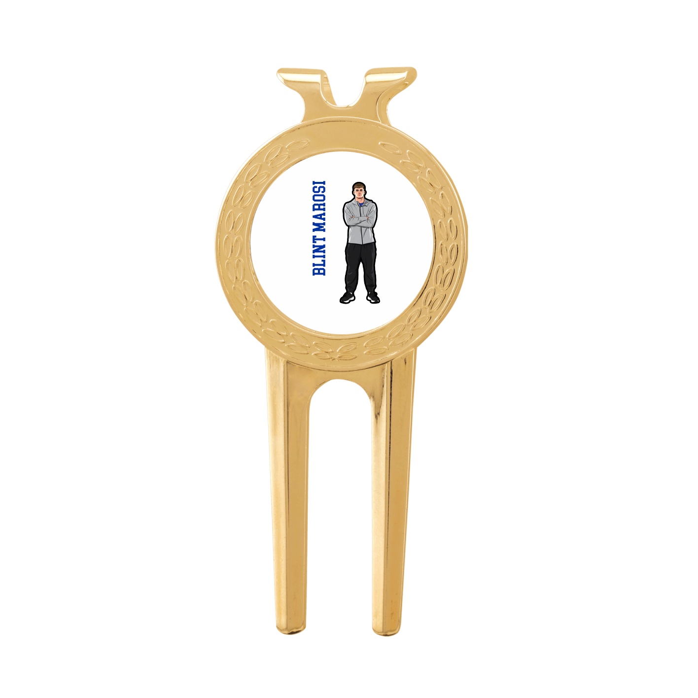 Divot Tool with Ball Marker — Name Vertical in Classic