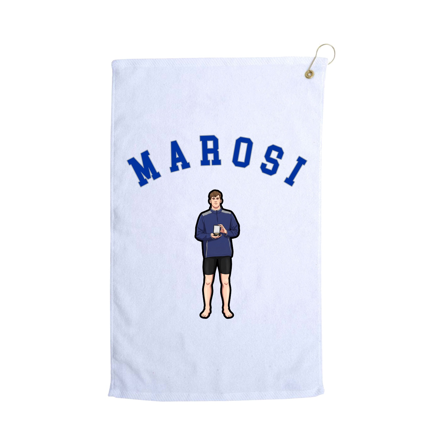 Golf Towel — Shirsey Arch in White
