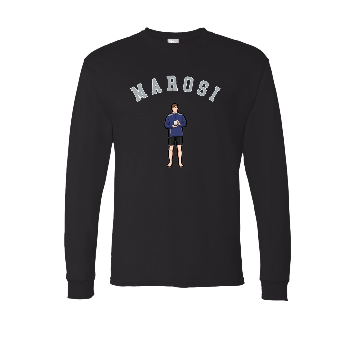 Long Sleeve Tee — Shirsey Arch in Black