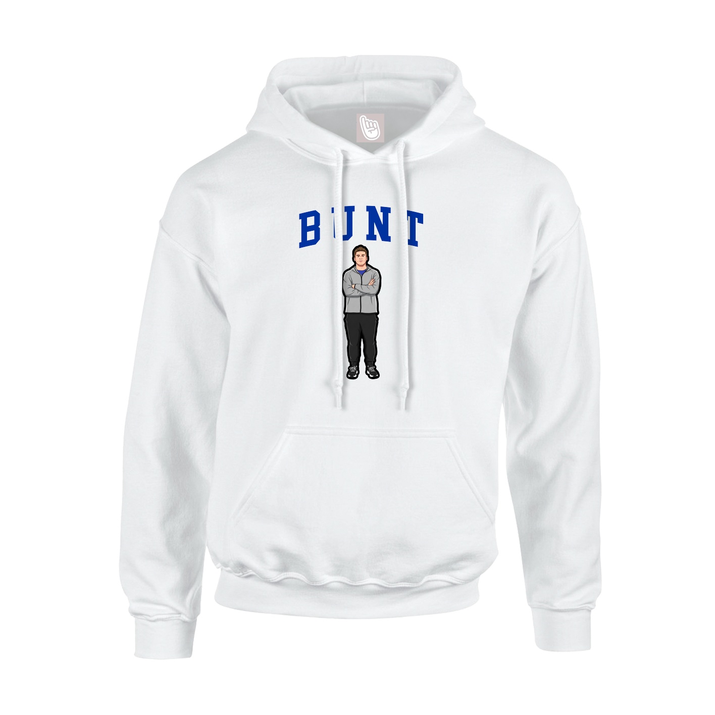 Hoodie — Shirsey in White