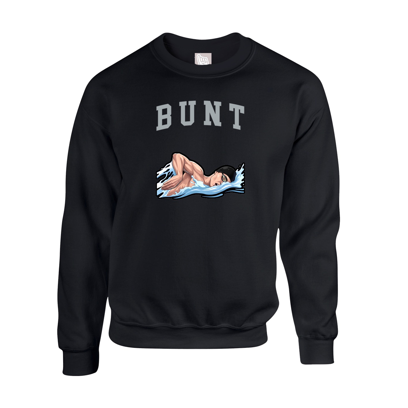 Fleece Crew — Shirsey in Black